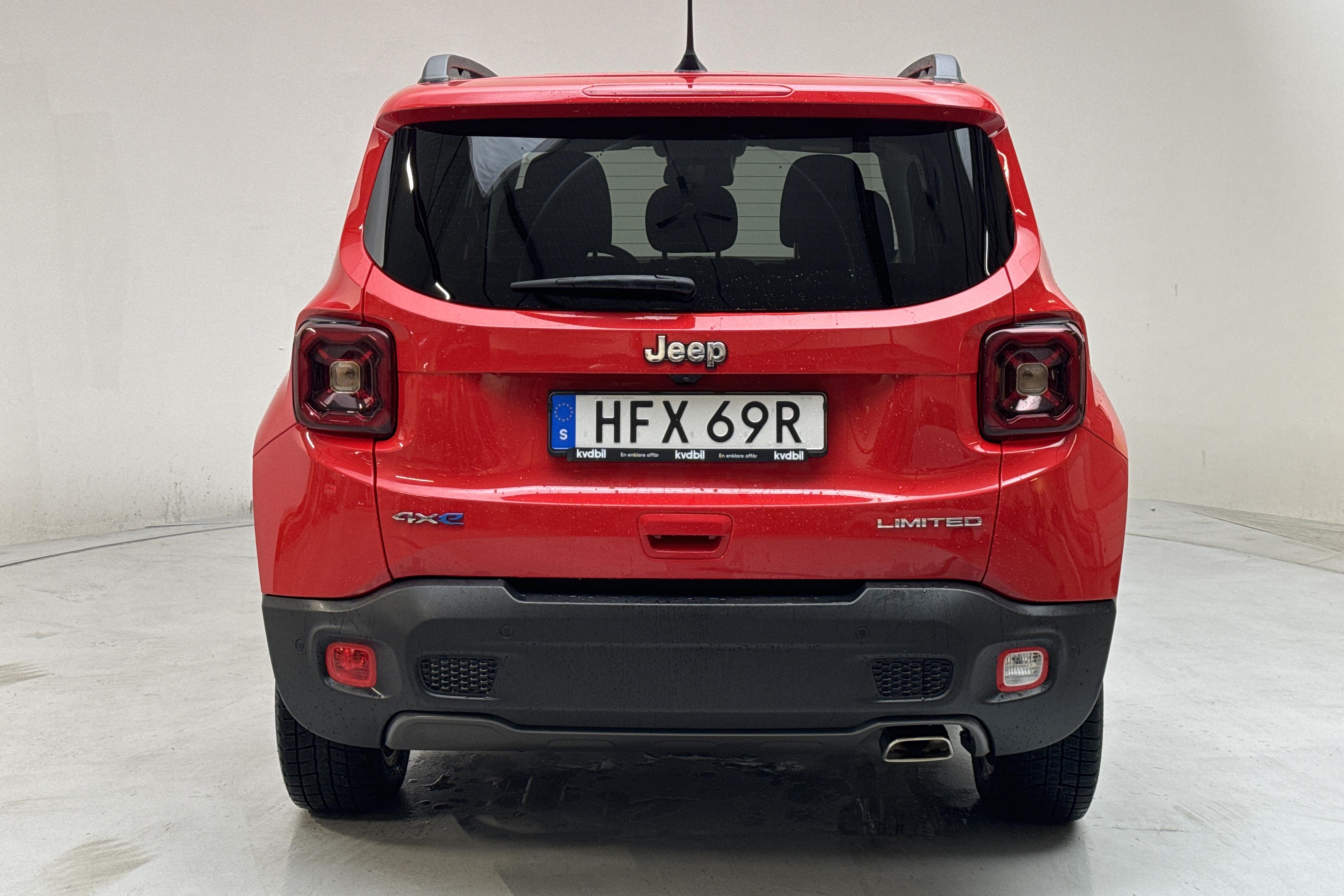 Jeep Renegade 1.3 PHEV 4WD (190hk) - 7 016 mil - Automat - röd - 2020