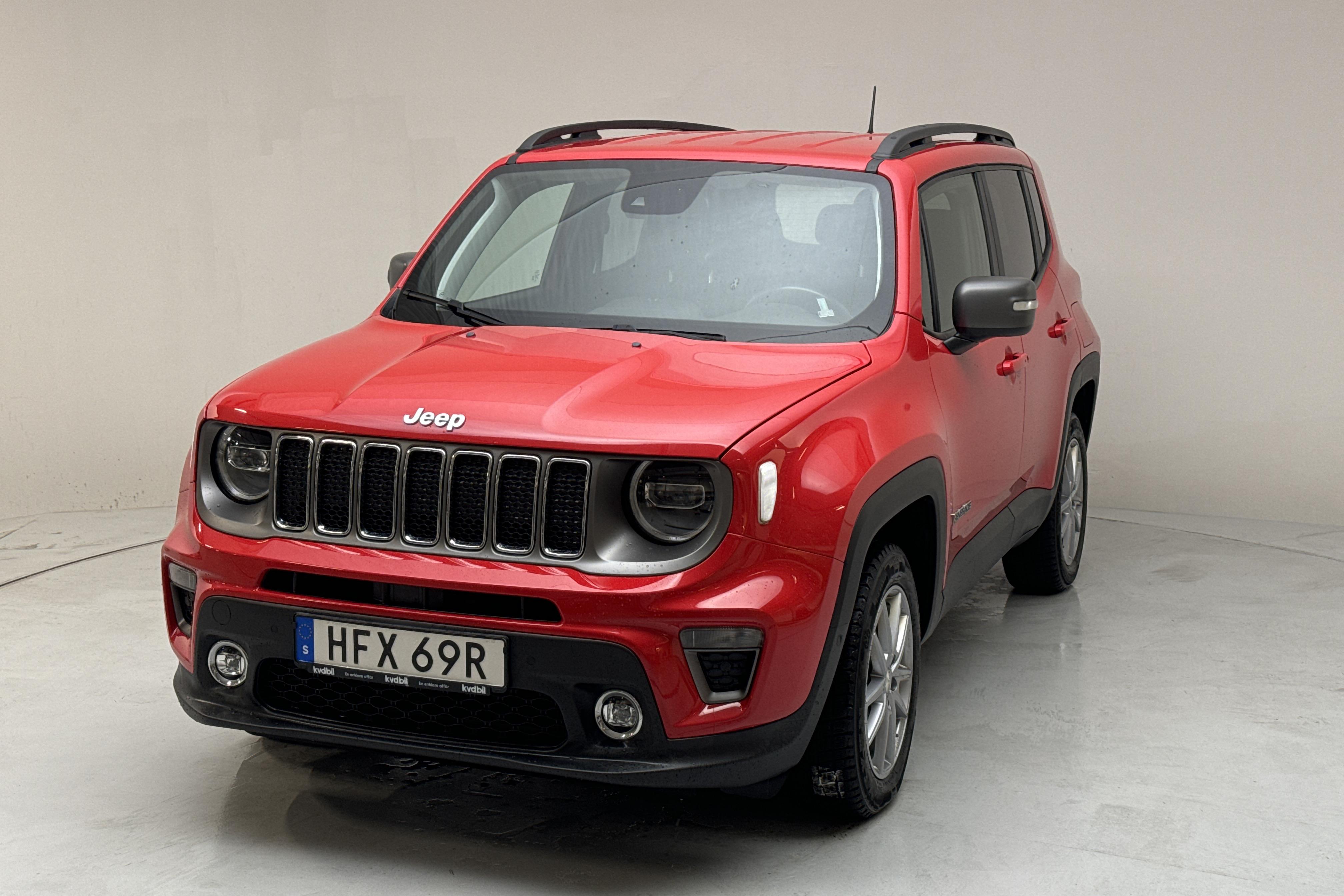 Jeep Renegade 1.3 PHEV 4WD (190hk) - 7 016 mil - Automat - röd - 2020