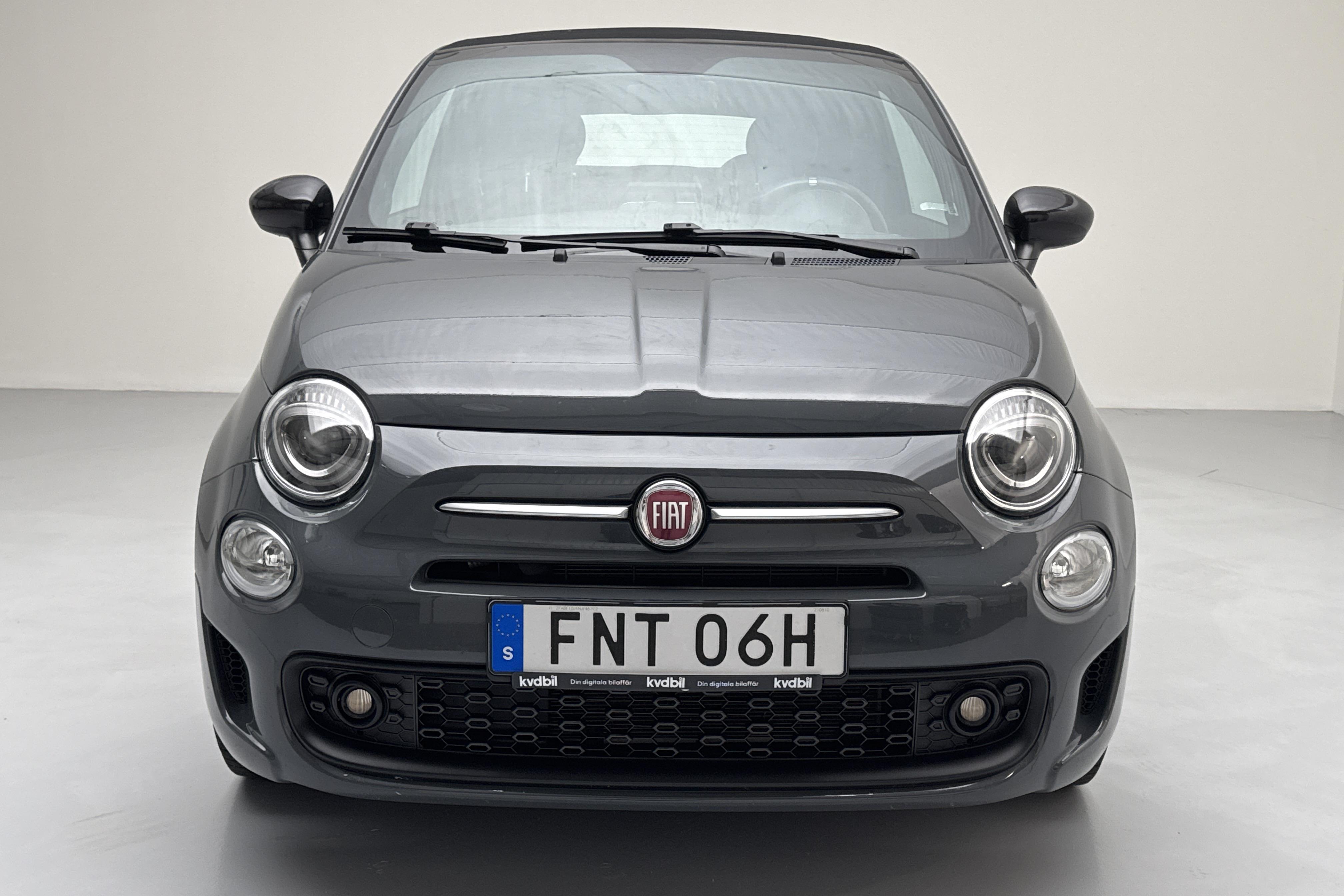 Fiat 500 Hybrid Cab (70hk) - 30 570 km - Manual - gray - 2021