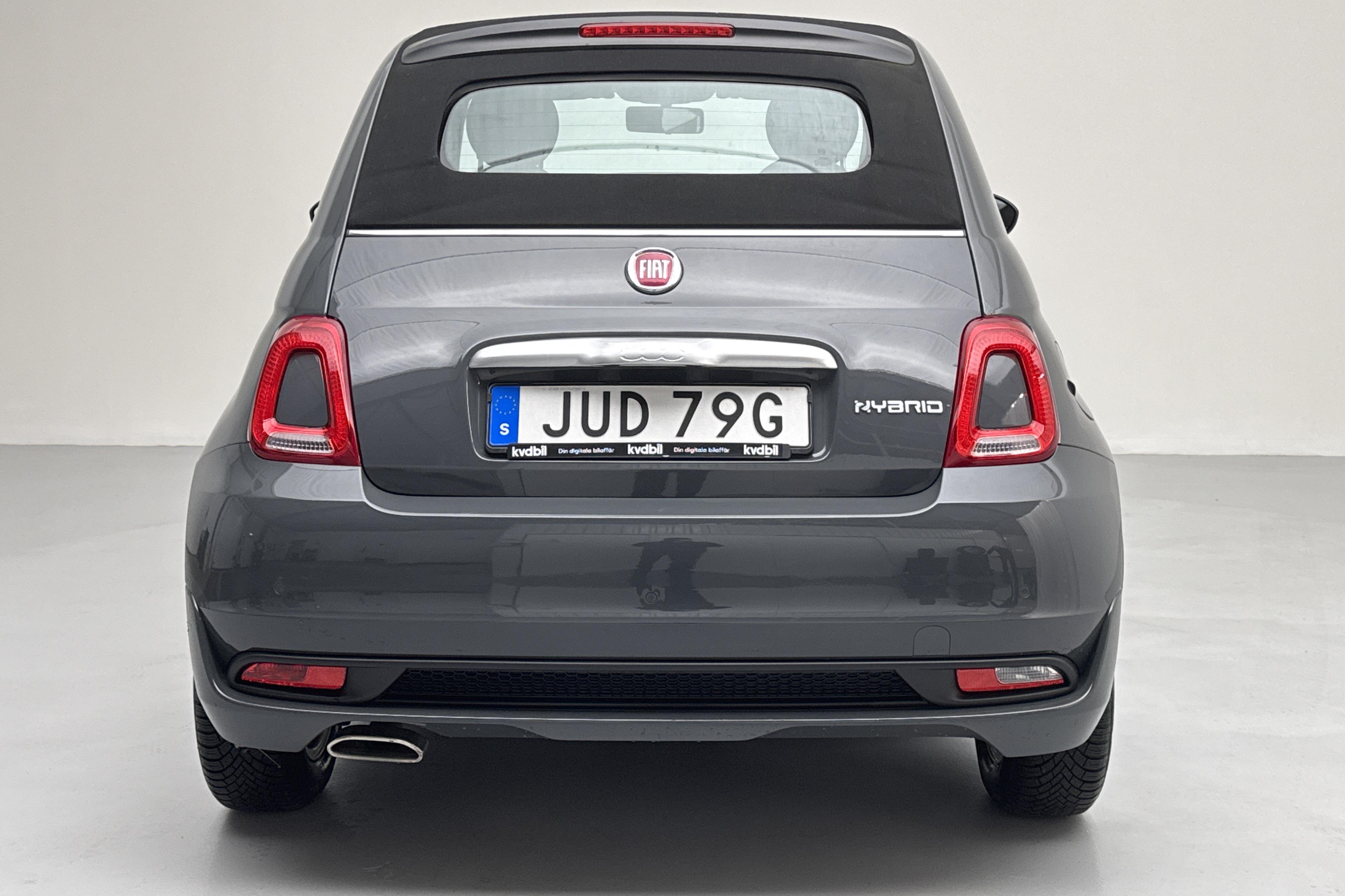 Fiat 500 Hybrid Cab (70hk) - 1 553 mil - Manuell - grå - 2021