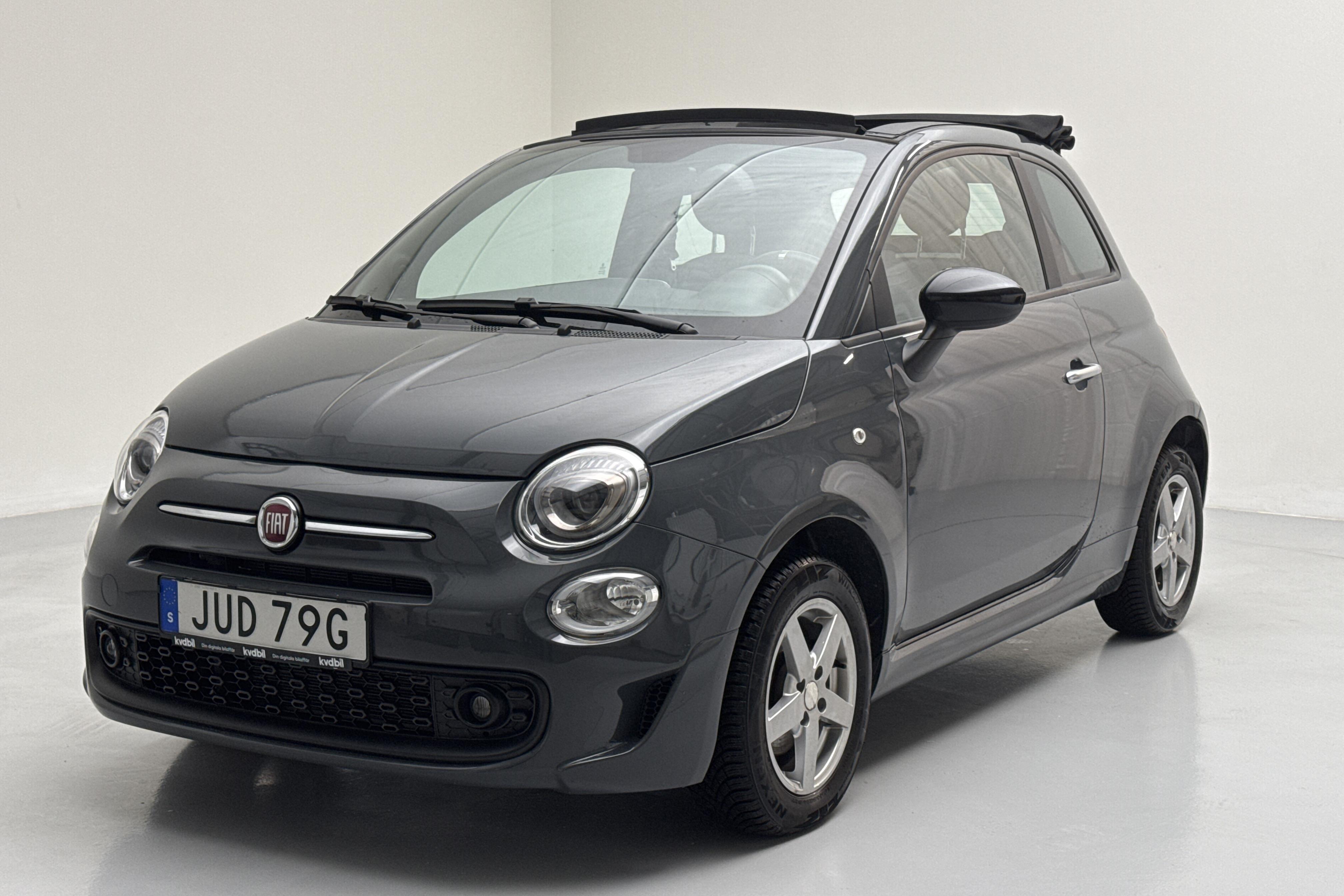 Fiat 500 Hybrid Cab (70hk) - 1 553 mil - Manuell - grå - 2021