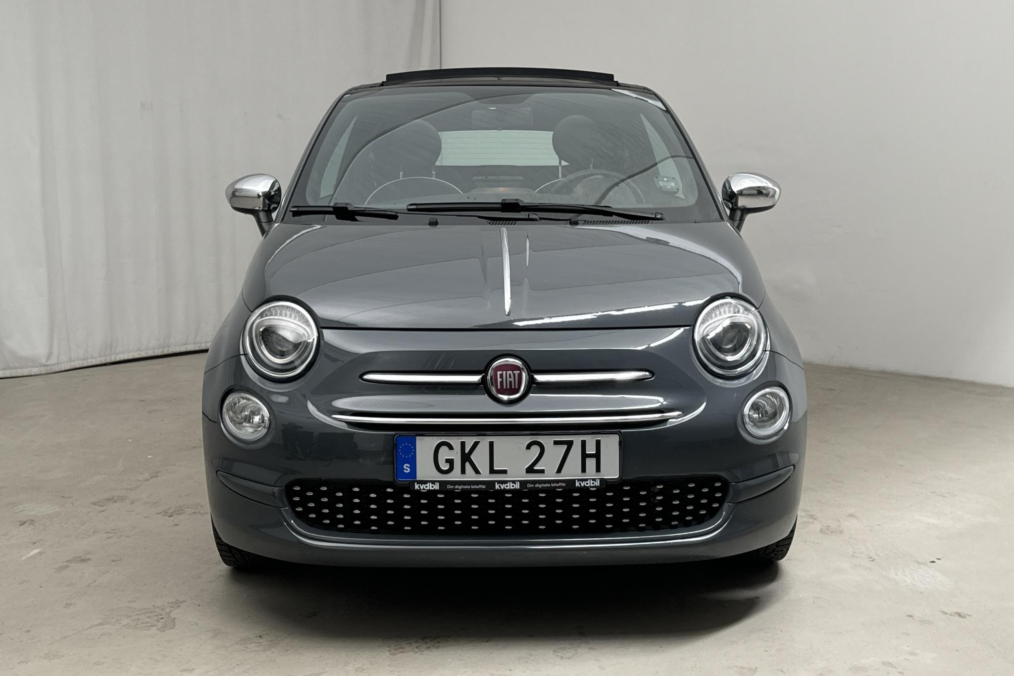 Fiat 500C 1.2 (69hk) - 3 090 mil - Automat - grå - 2020