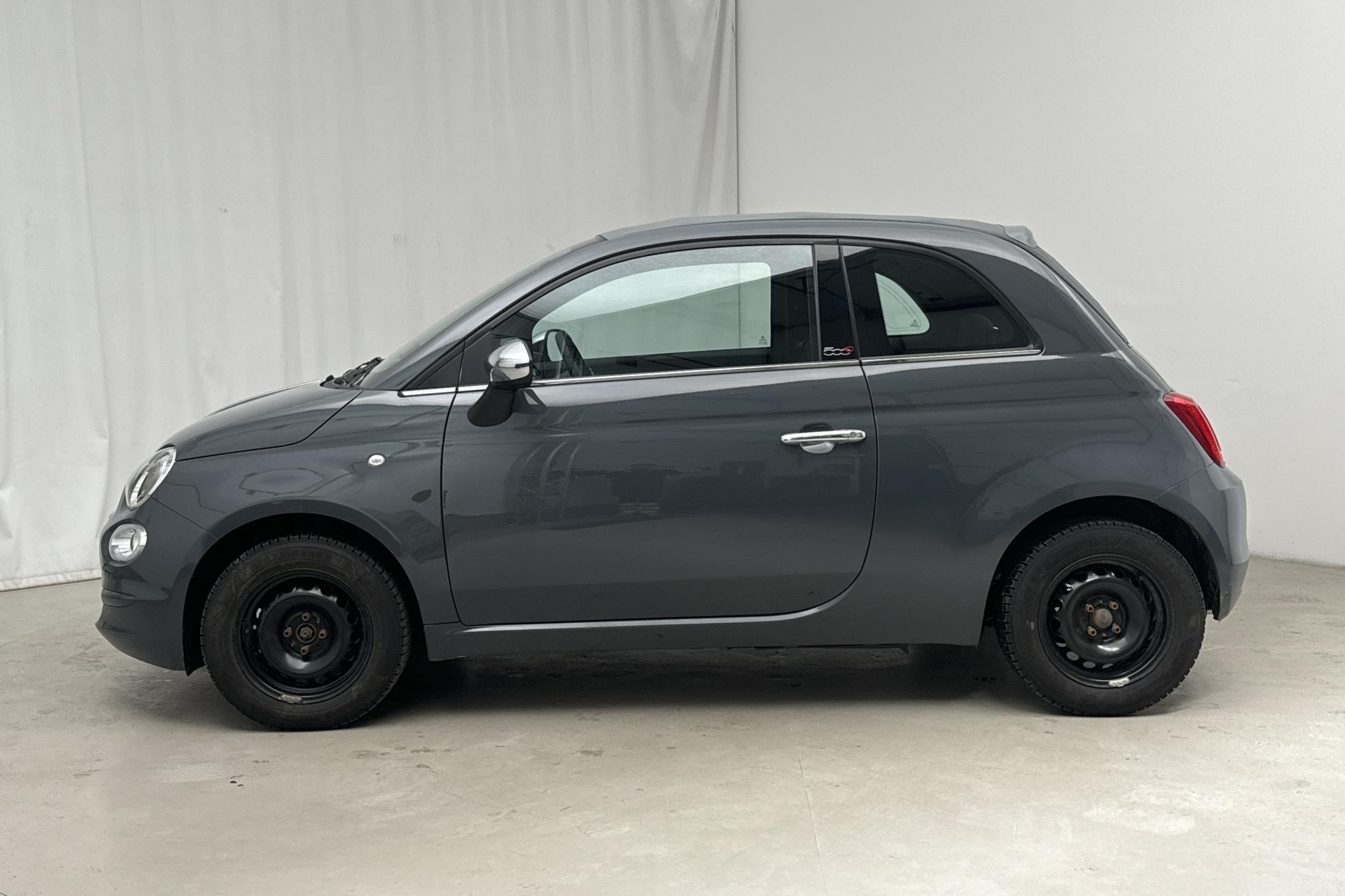 Fiat 500C 1.2 (69hk) - 3 090 mil - Automat - grå - 2020