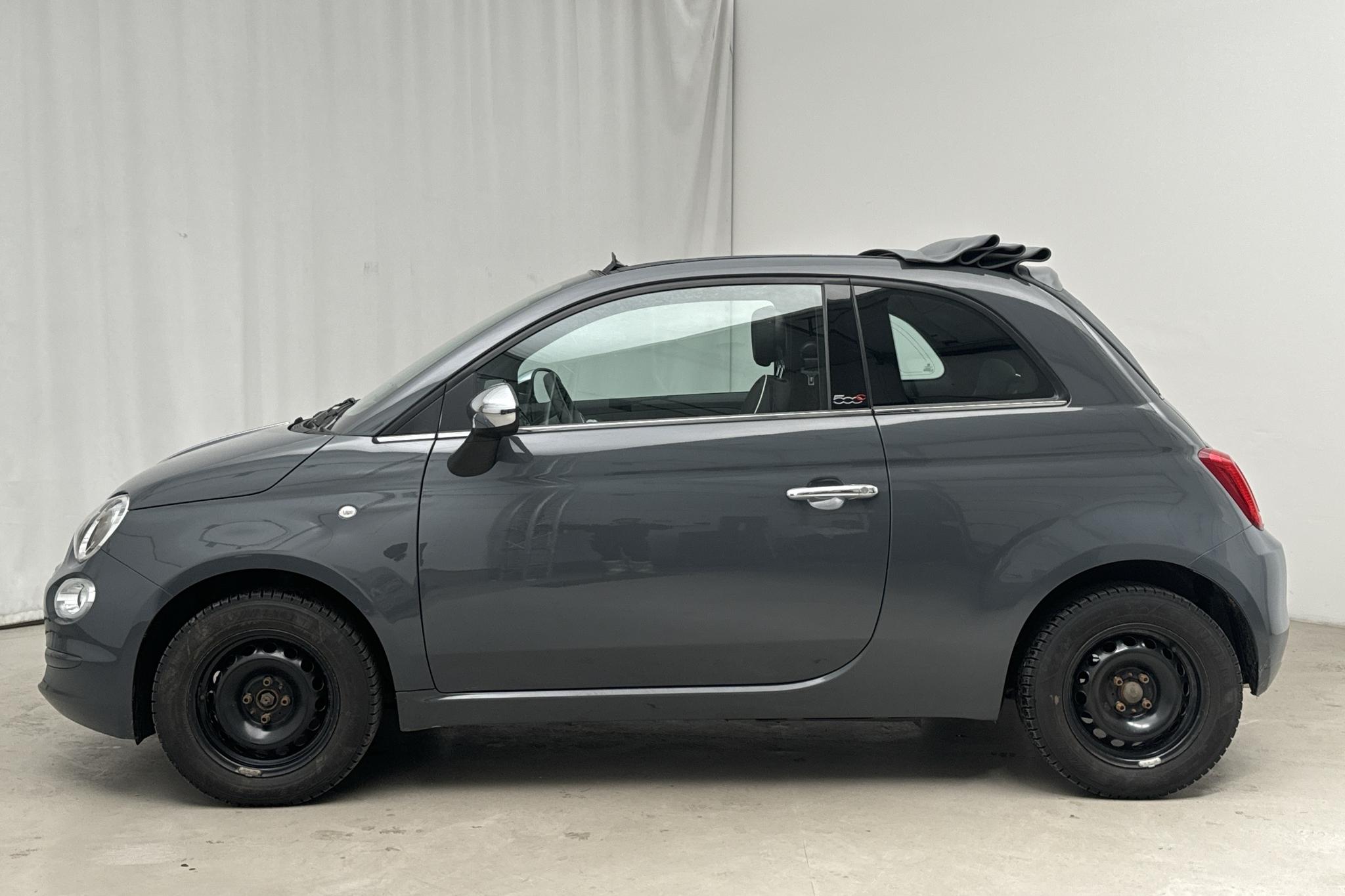 Fiat 500C 1.2 (69hk) - 3 090 mil - Automat - grå - 2020