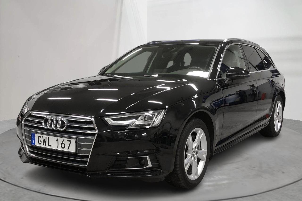 Audi A4 2.0 TDI Avant quattro (190hk) - 80 360 km - Automaattinen - musta - 2018