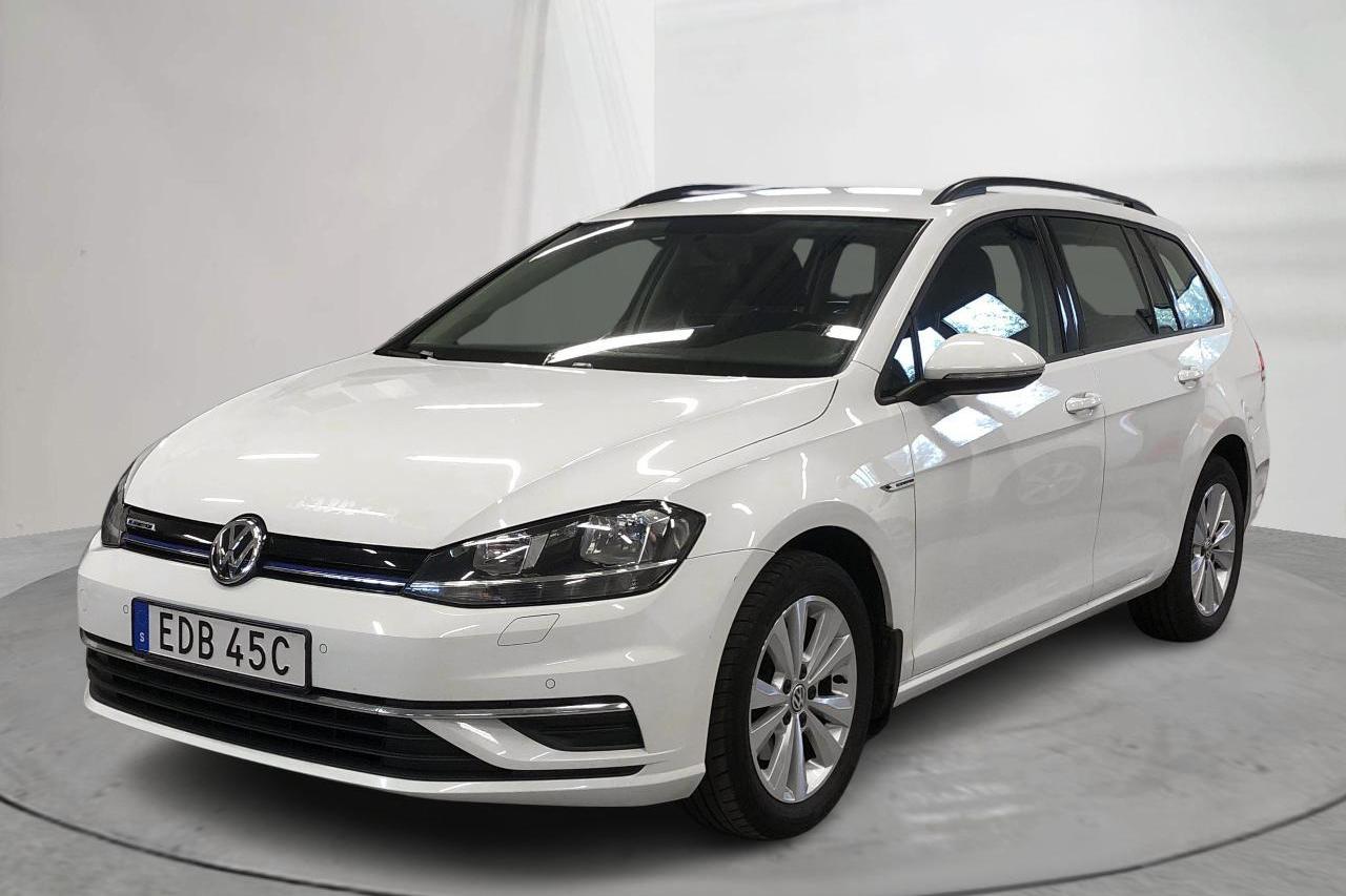 VW Golf VII 1.5 TGI Sportscombi (130hk) - 49 020 km - Käsitsi - valge - 2019