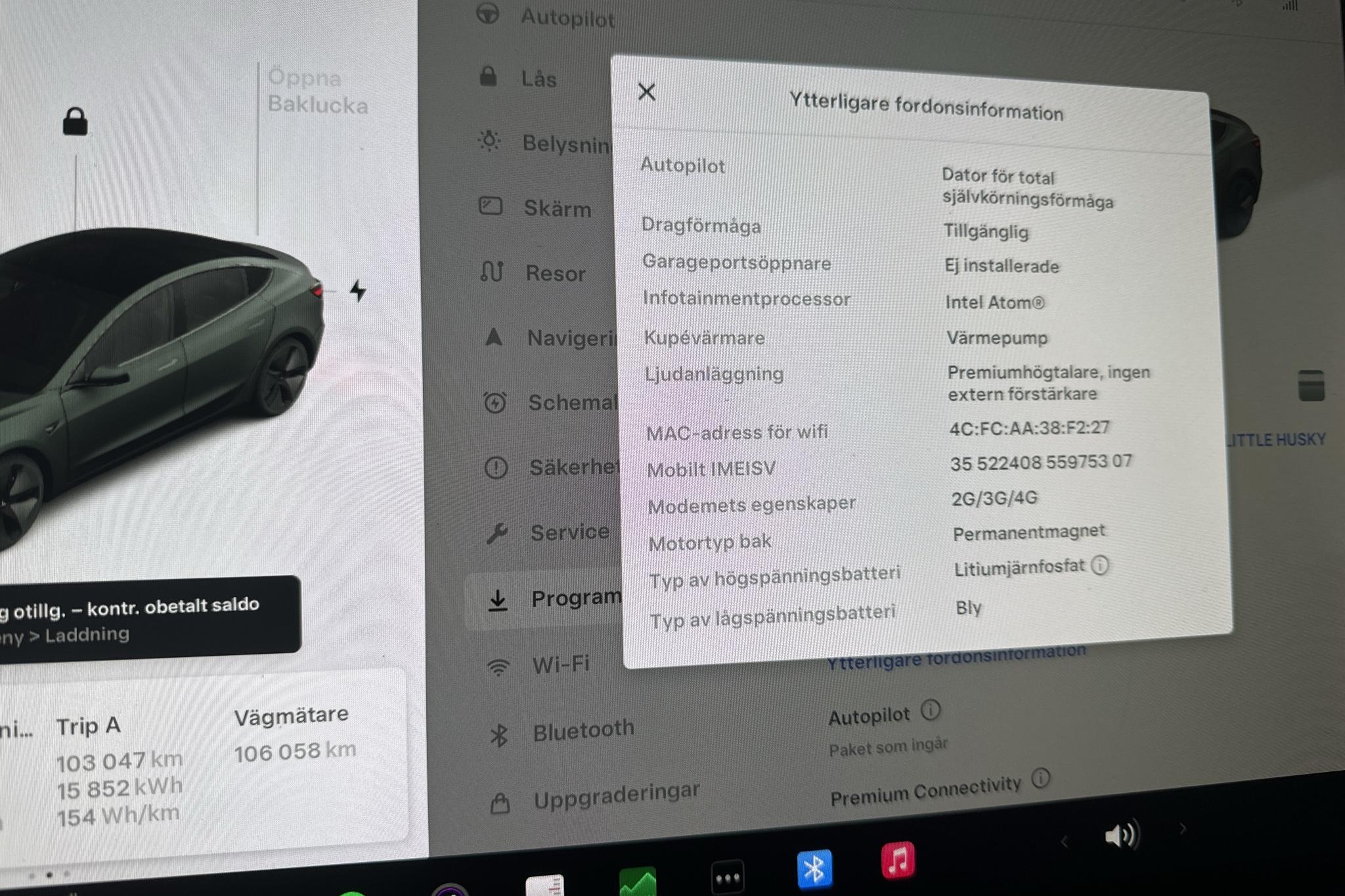 Tesla Model 3 Standard Range RWD - 5 366 mil - Automat - vit - 2021