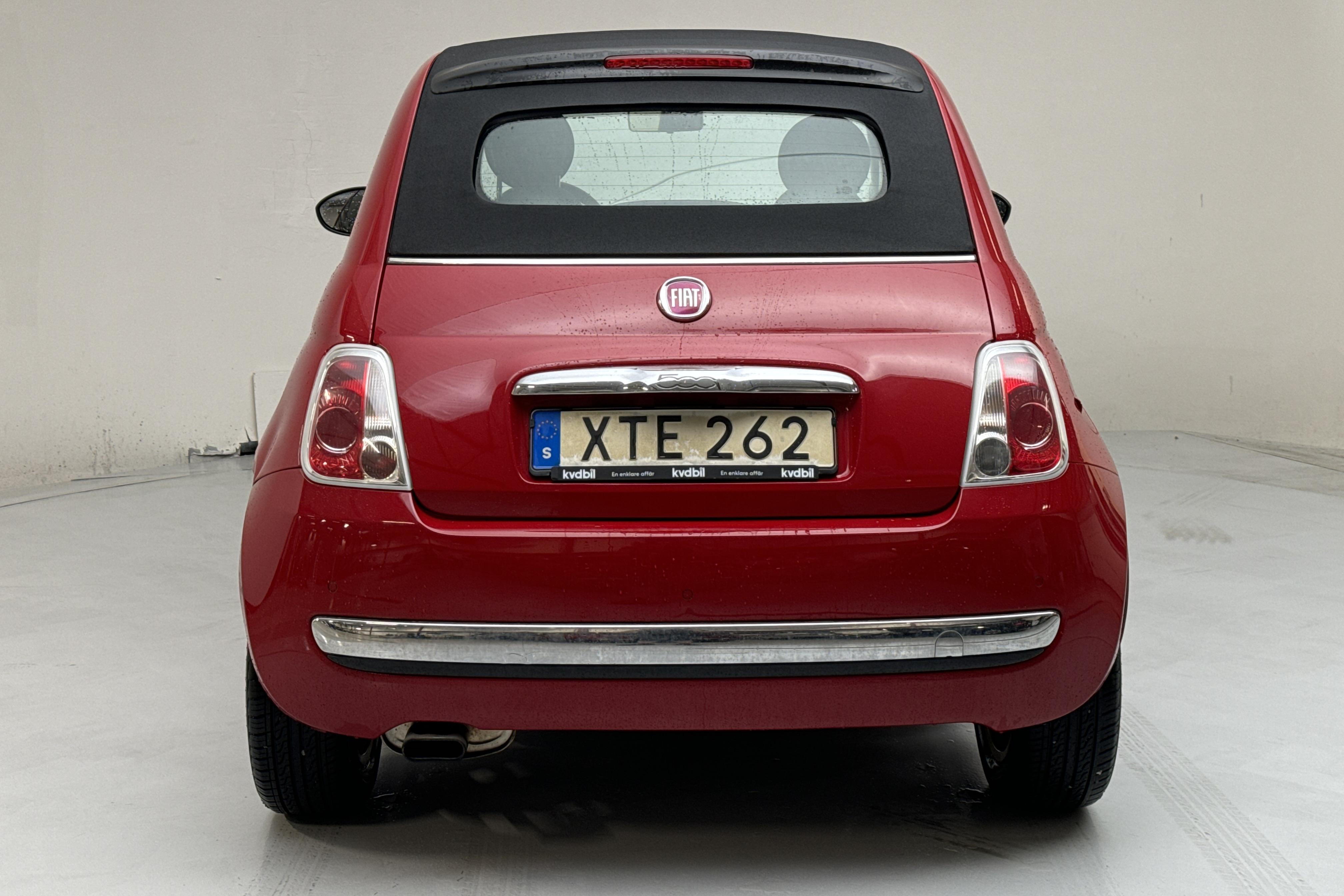 Fiat 500C 1.2 (69hk) - 136 380 km - Manualna - czerwony - 2014