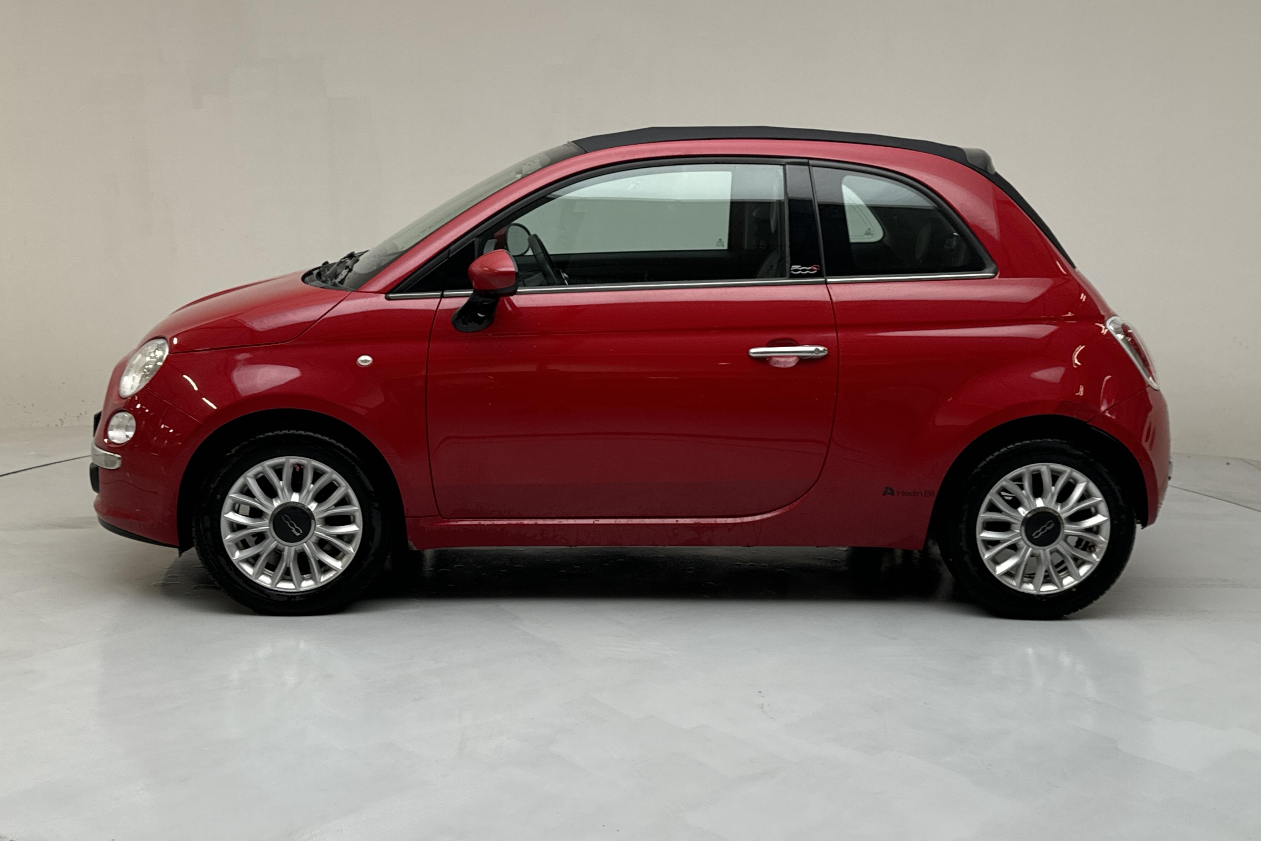 Fiat 500C 1.2 (69hk) - 136 380 km - Manualna - czerwony - 2014