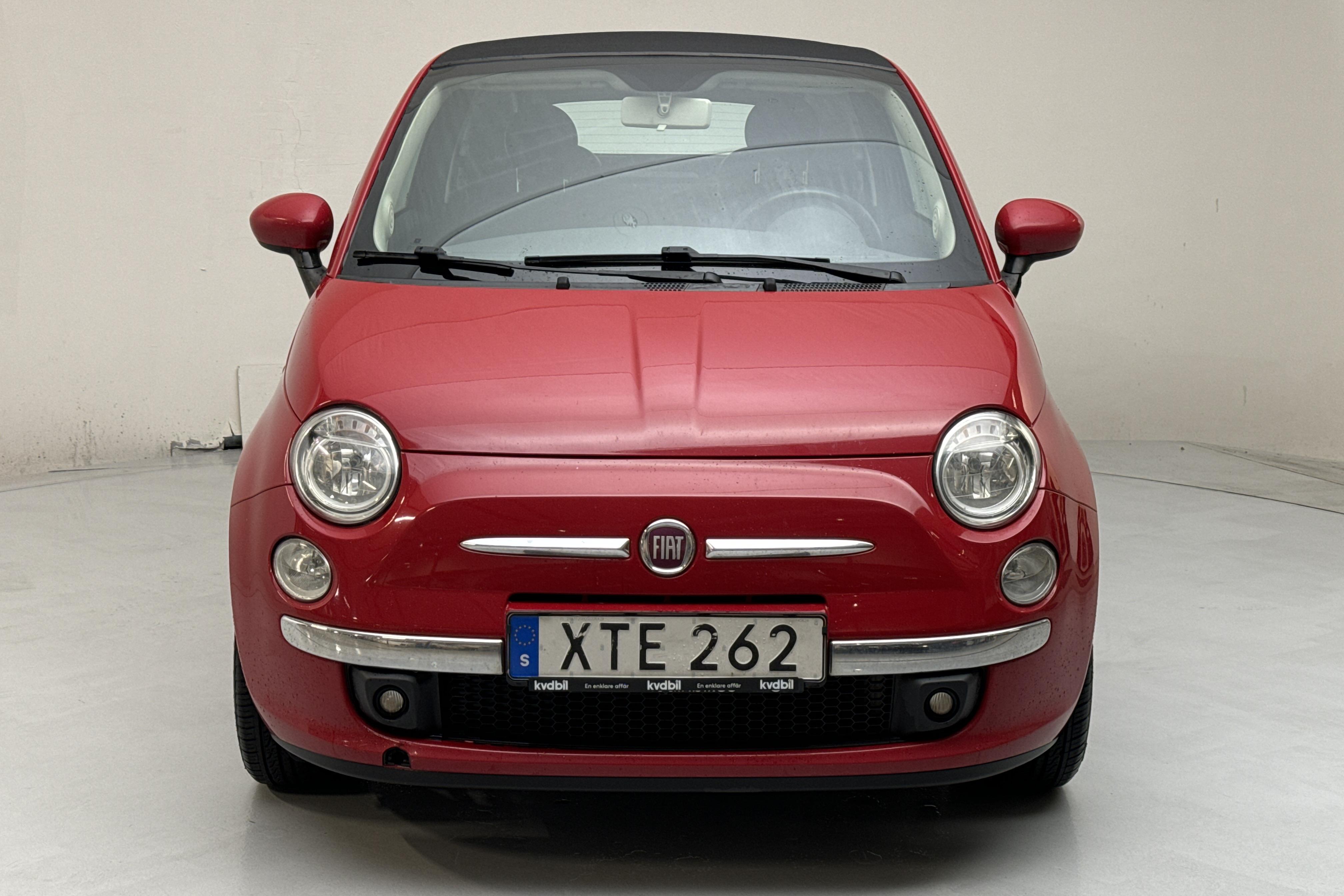 Fiat 500C 1.2 (69hk) - 136 380 km - Manuaalinen - punainen - 2014