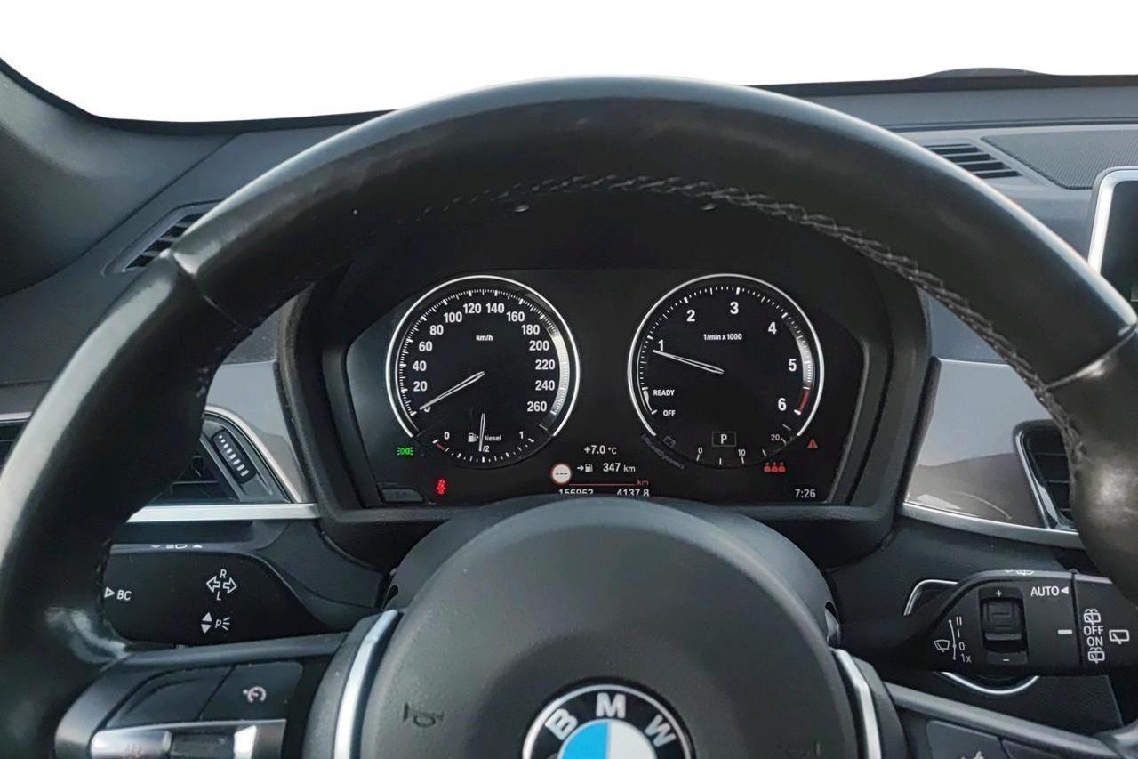 BMW X1 xDrive20d, F48 (190hk) - 156 960 km - Automaatne - must - 2019