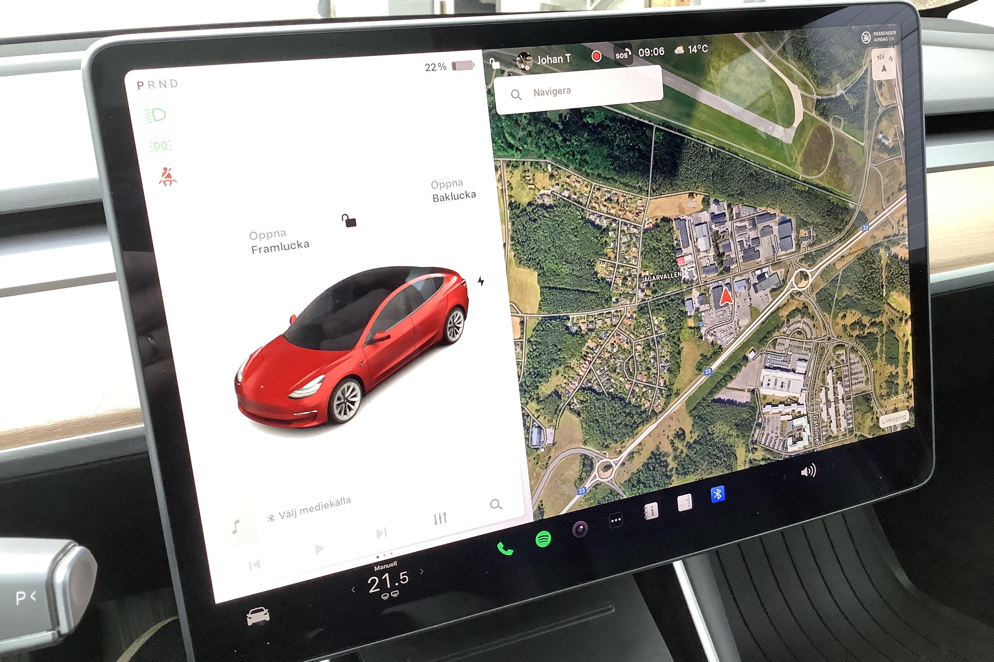 Tesla Model 3 Long Range Dual Motor AWD - 61 060 km - Automatyczna - czerwony - 2020