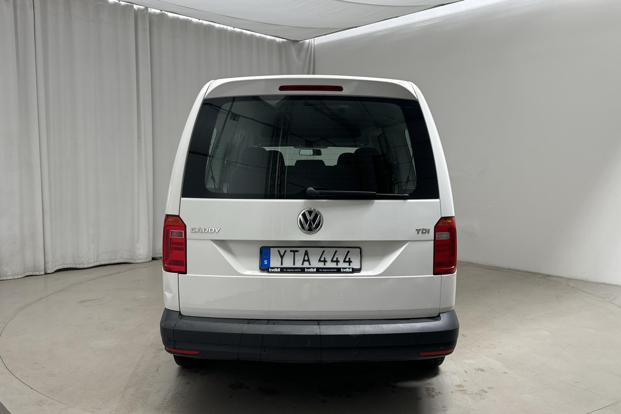 VW Caddy Life Maxi 2.0 TDI (102hk) - 161 150 km - Automatic - white - 2018