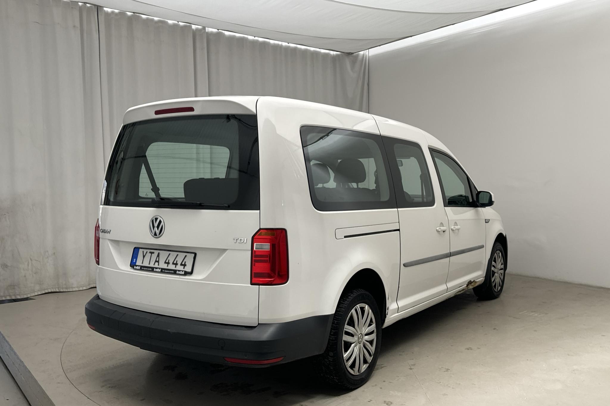 VW Caddy Life Maxi 2.0 TDI (102hk) - 161 150 km - Automatic - white - 2018