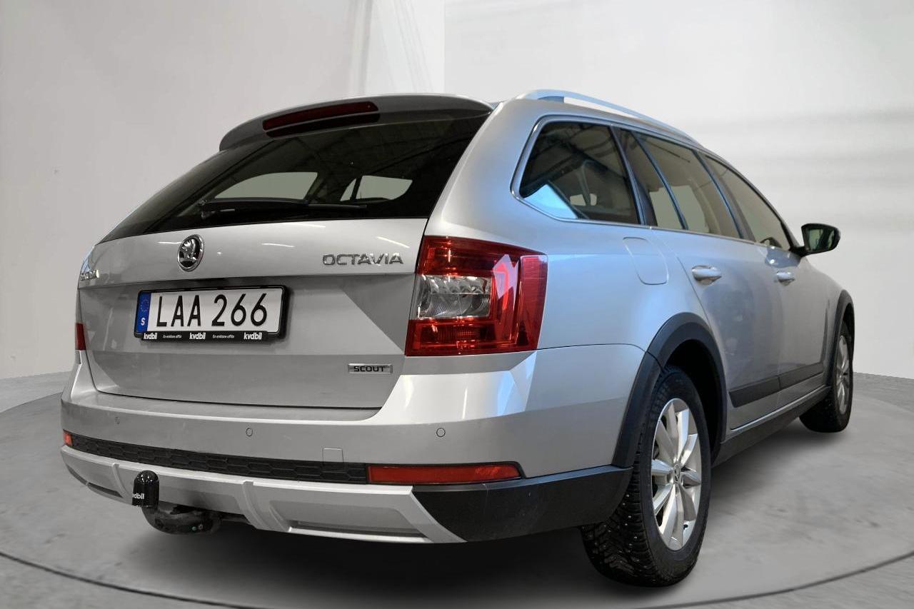 Skoda Octavia Scout II 2.0 TDI 4X4 (184hk) - 185 290 km - Automaatne - hõbe - 2016