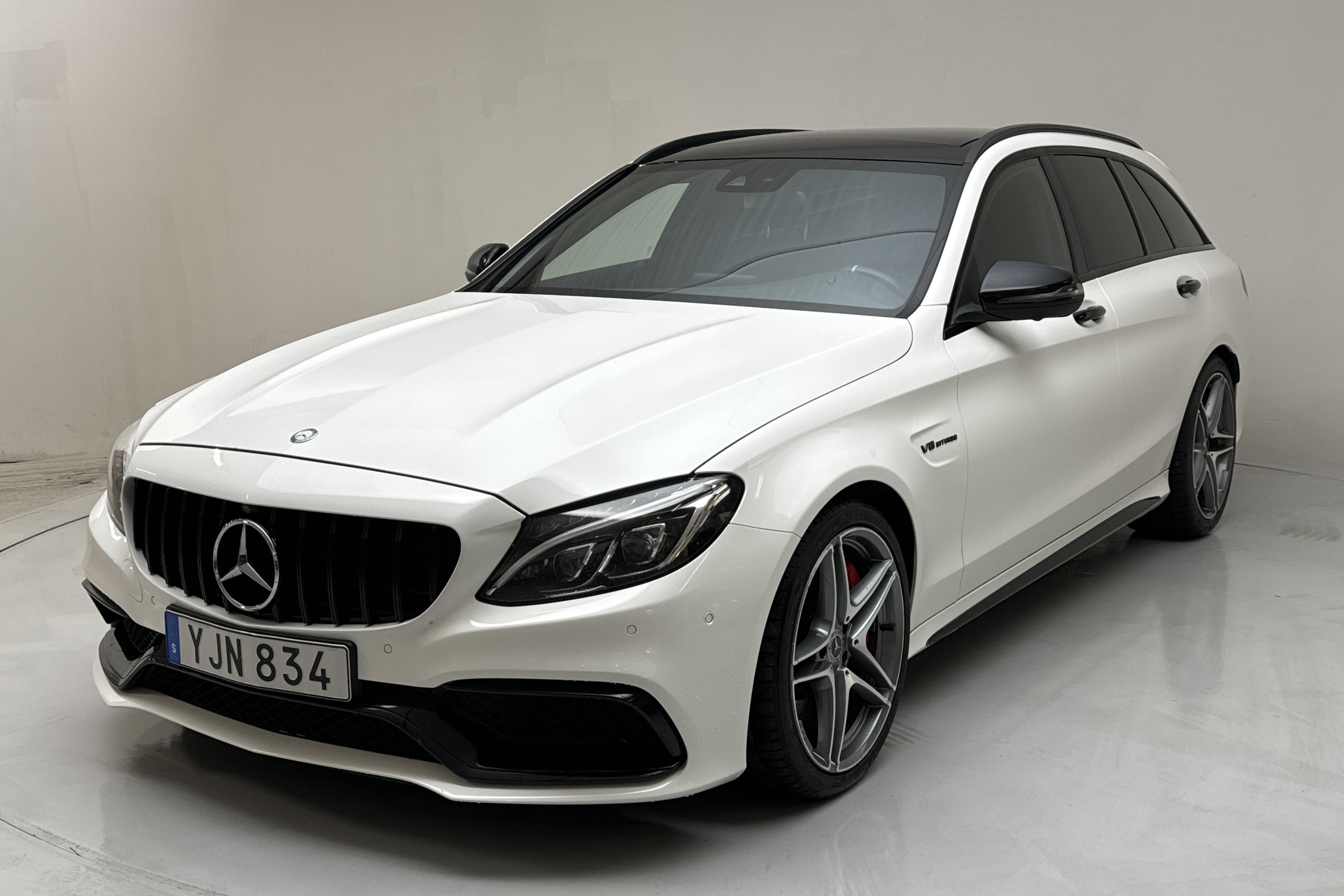 Mercedes C 63 AMG S Kombi S205 (510hk) - 11 526 mil - Automat - vit - 2017