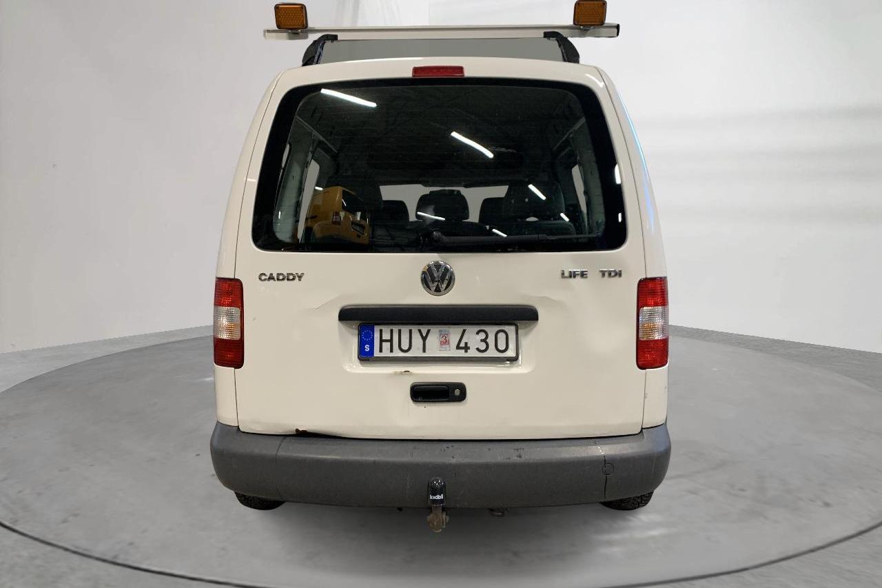 VW Caddy Kombi 1.9 TDI (105hk) - 17 248 mil - Manuell - vit - 2008