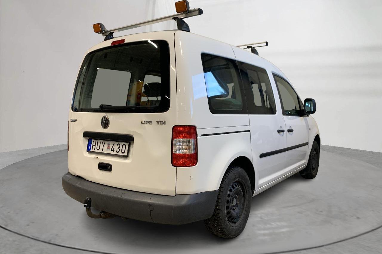 VW Caddy Kombi 1.9 TDI (105hk) - 17 248 mil - Manuell - vit - 2008