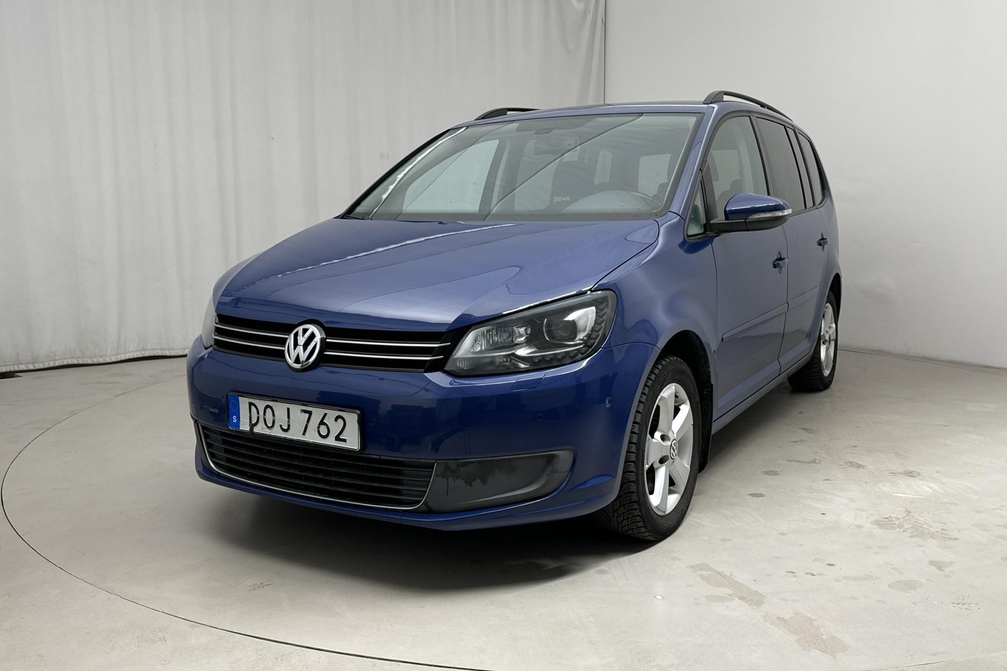 VW Touran 1.4 TGI EcoFuel (150hk) - 20 318 mil - Automat - Dark Blue - 2011