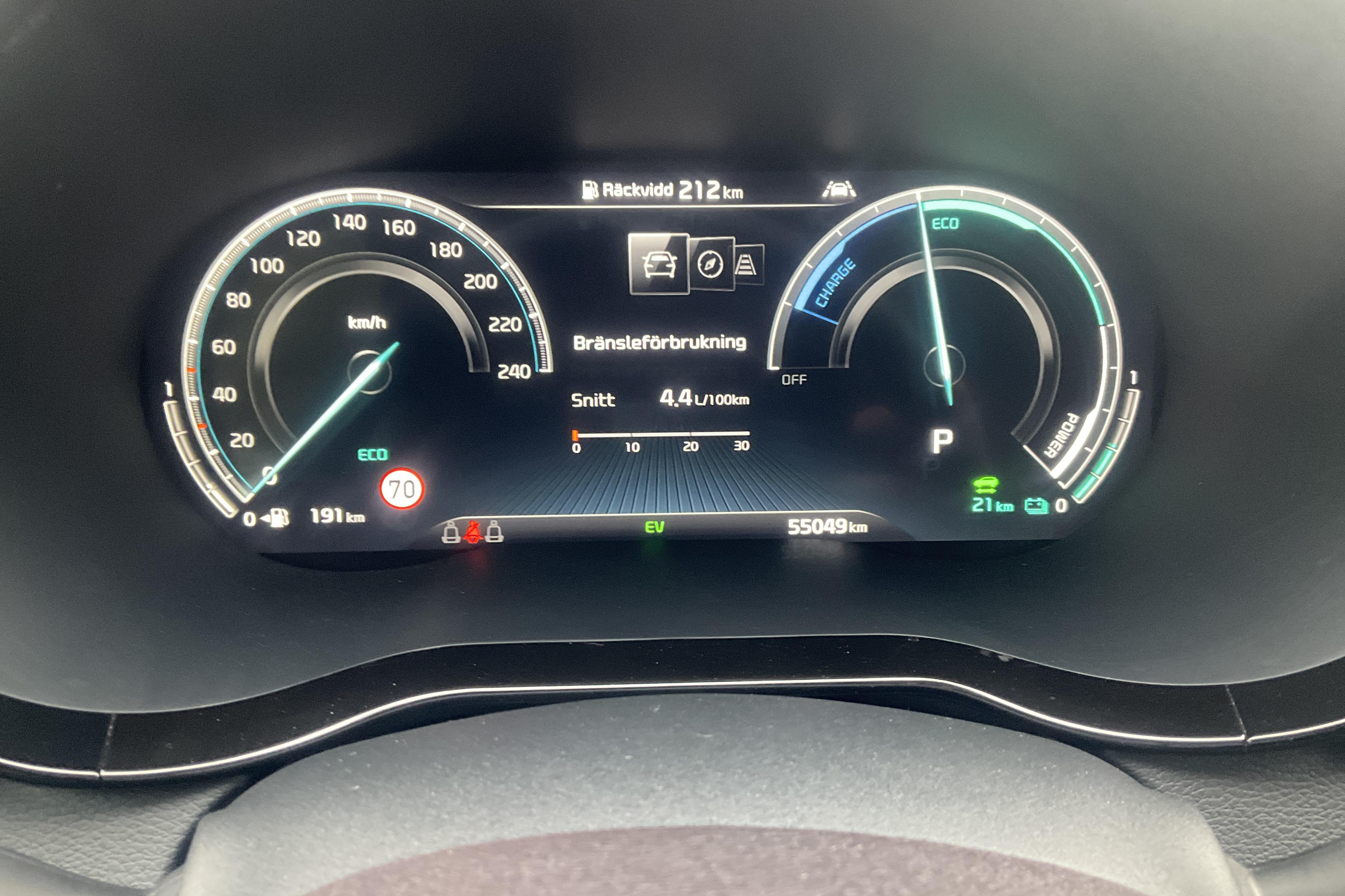 KIA Ceed 1.6 Plug-in Hybrid SW (141hk) - 55 040 km - Automaattinen - harmaa - 2021