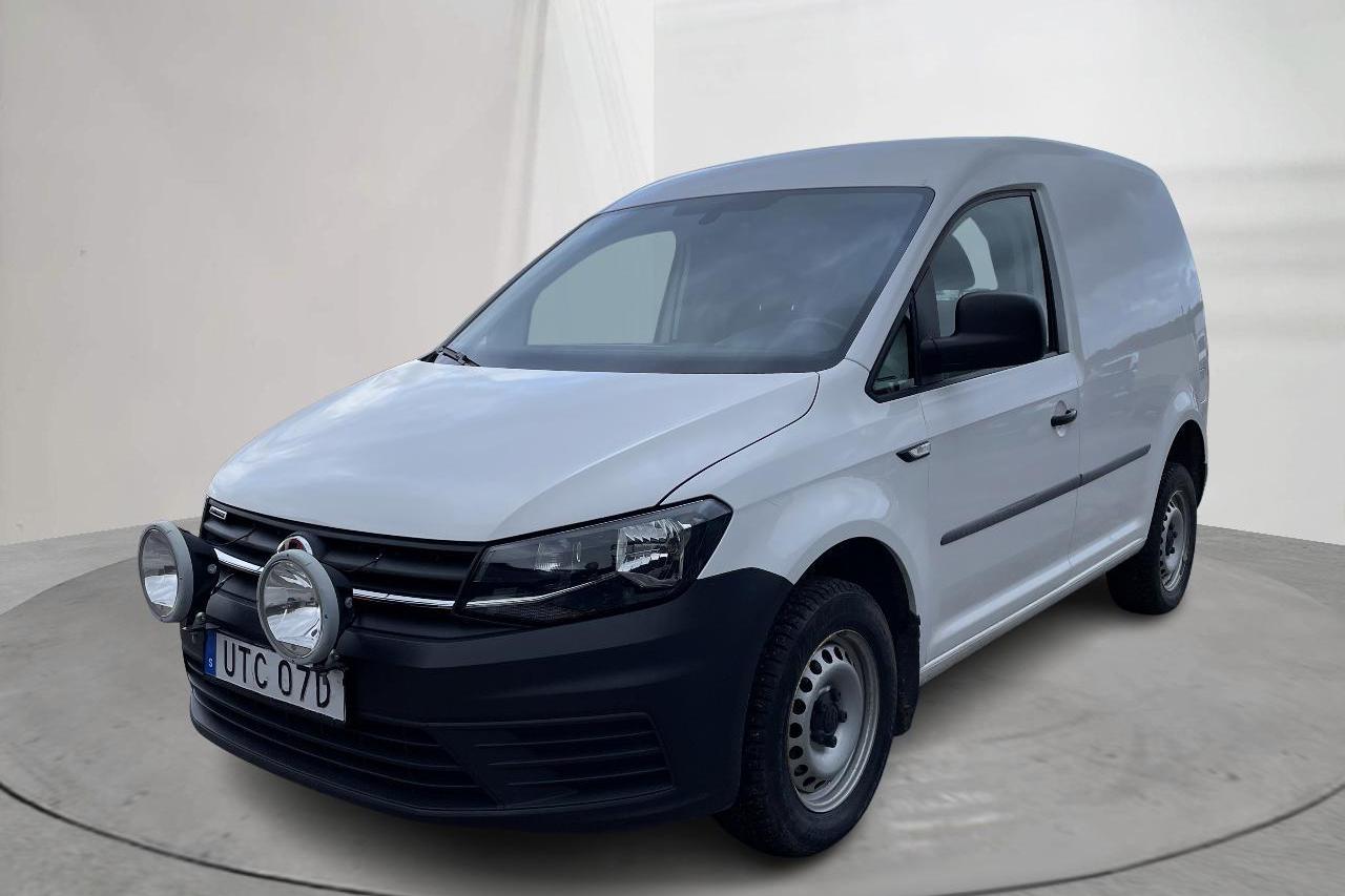 VW Caddy 2.0 TDI Skåp 4MOTION (122hk) - 6 410 mil - Manuell - vit - 2019