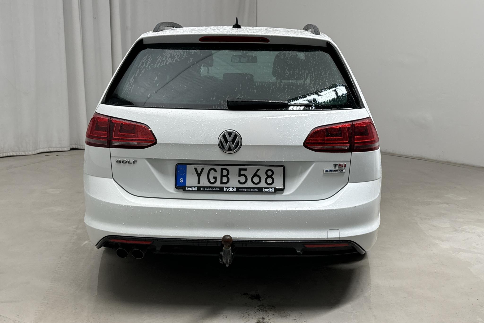 VW Golf VII 1.4 TSI Sportscombi (150hk) - 105 480 km - Automaatne - valge - 2017