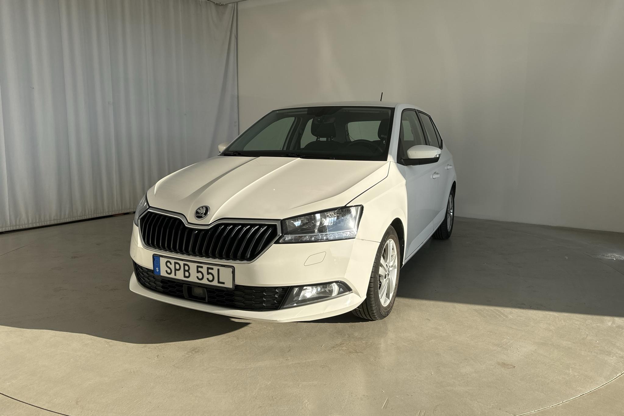 Skoda Fabia 1.0 TSI 5dr (95hk) - 92 780 km - Automatyczna - biały - 2021