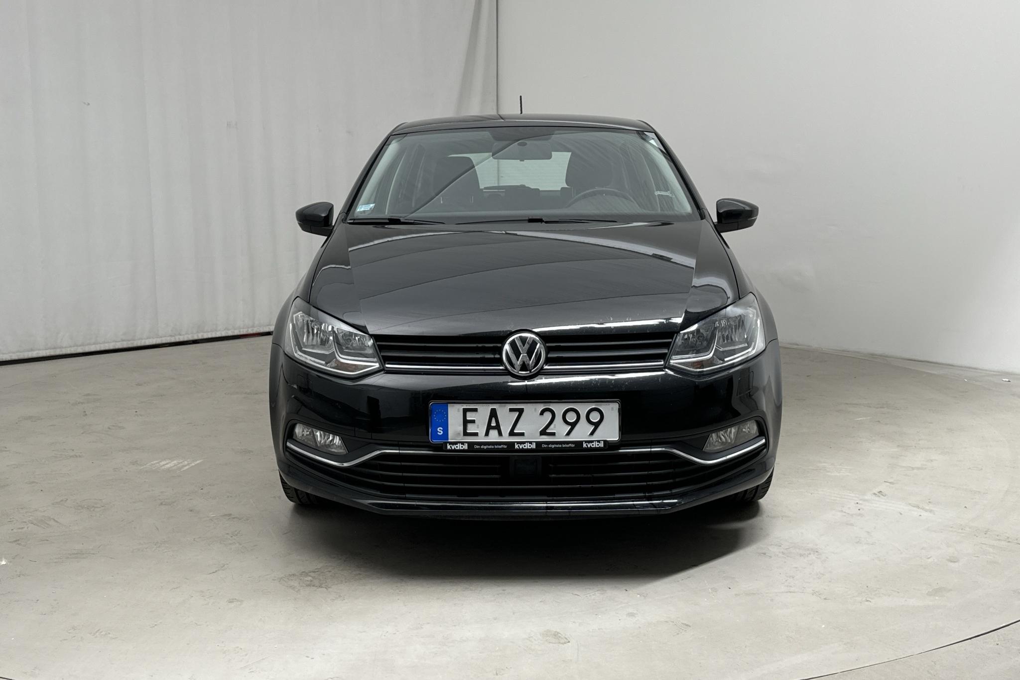 VW Polo 1.2 TSI 5dr (90hk) - 87 190 km - Manuaalinen - musta - 2015