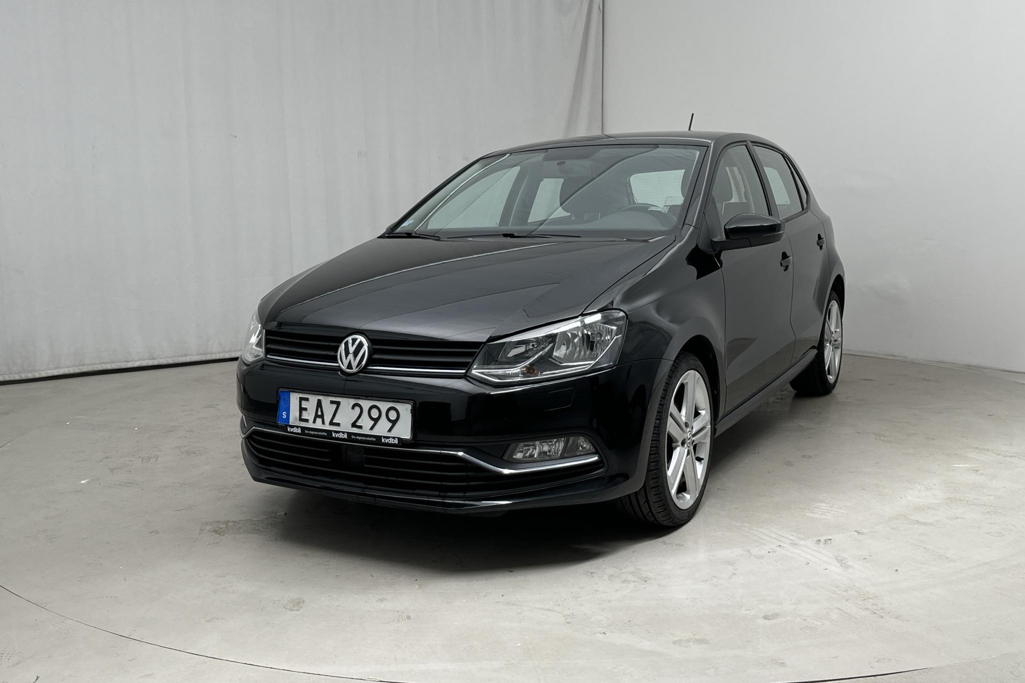 VW Polo 1.2 TSI 5dr (90hk) - 87 190 km - Käsitsi - must - 2015