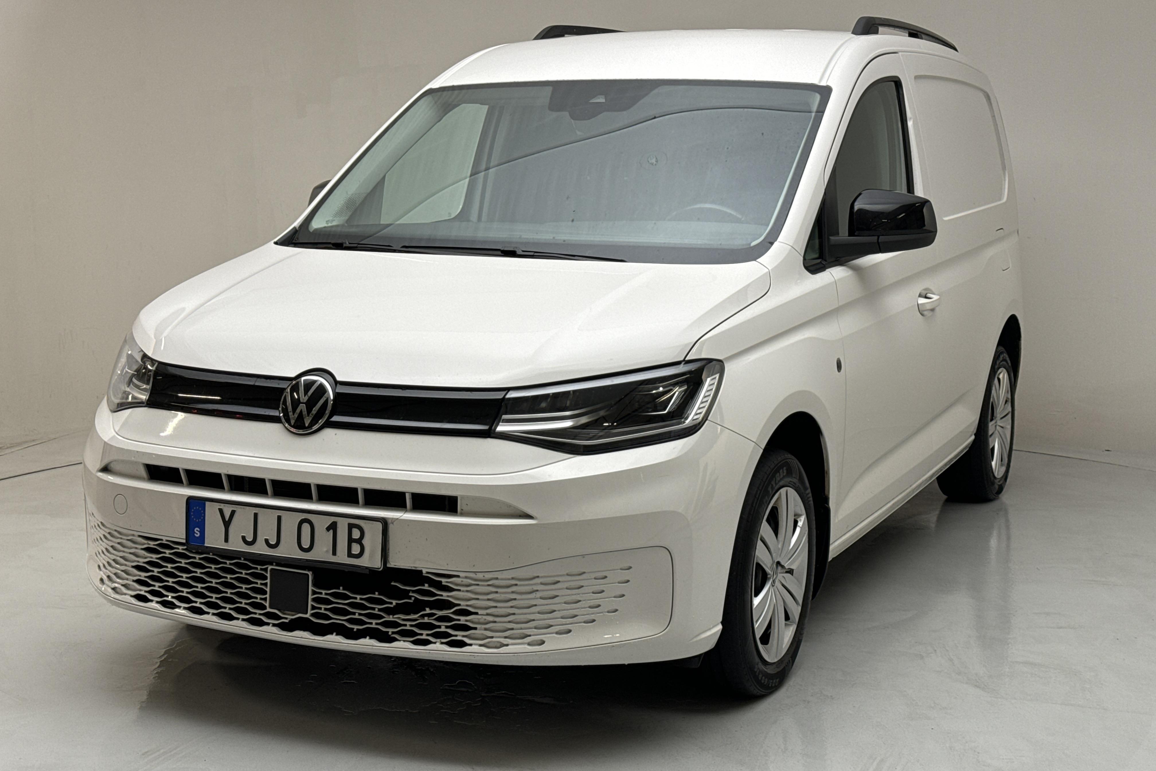 VW Caddy Cargo 2.0 TDI Skåp (122hk) - 155 200 km - Automatic - white - 2021