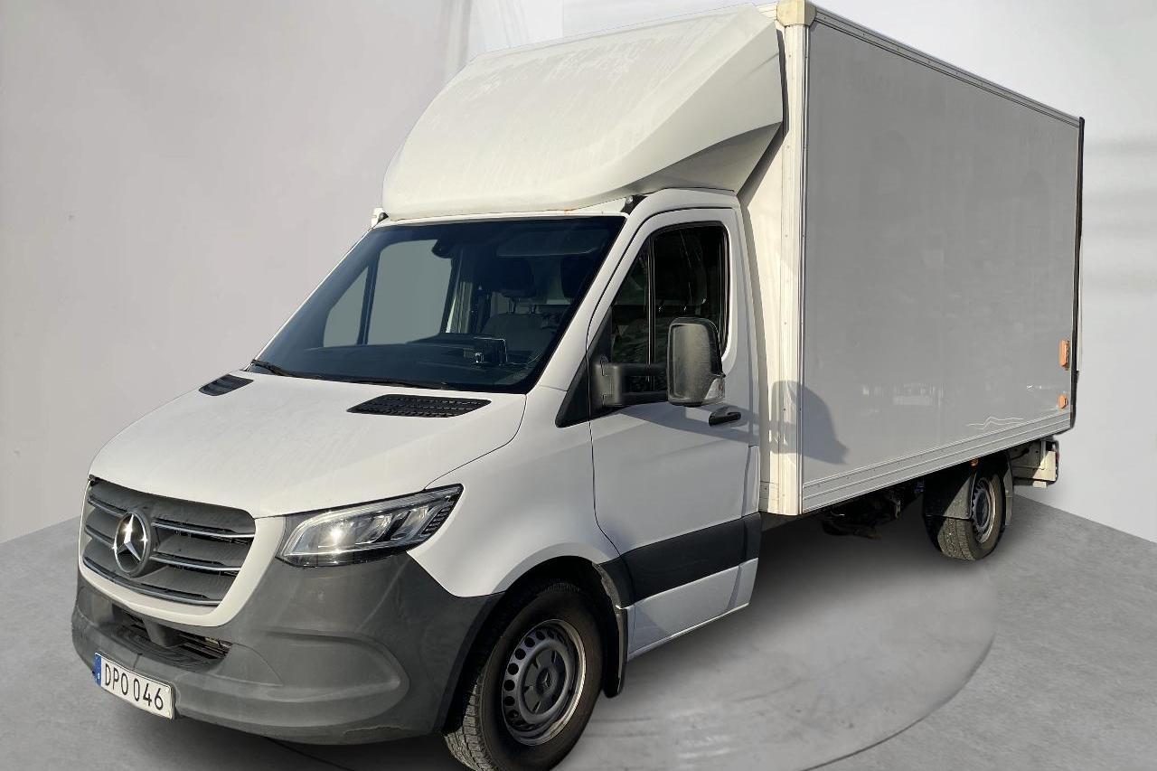 Mercedes Sprinter 319 CDI Volymskåp RWD (190hk) - 13 161 mil - Automat - vit - 2019