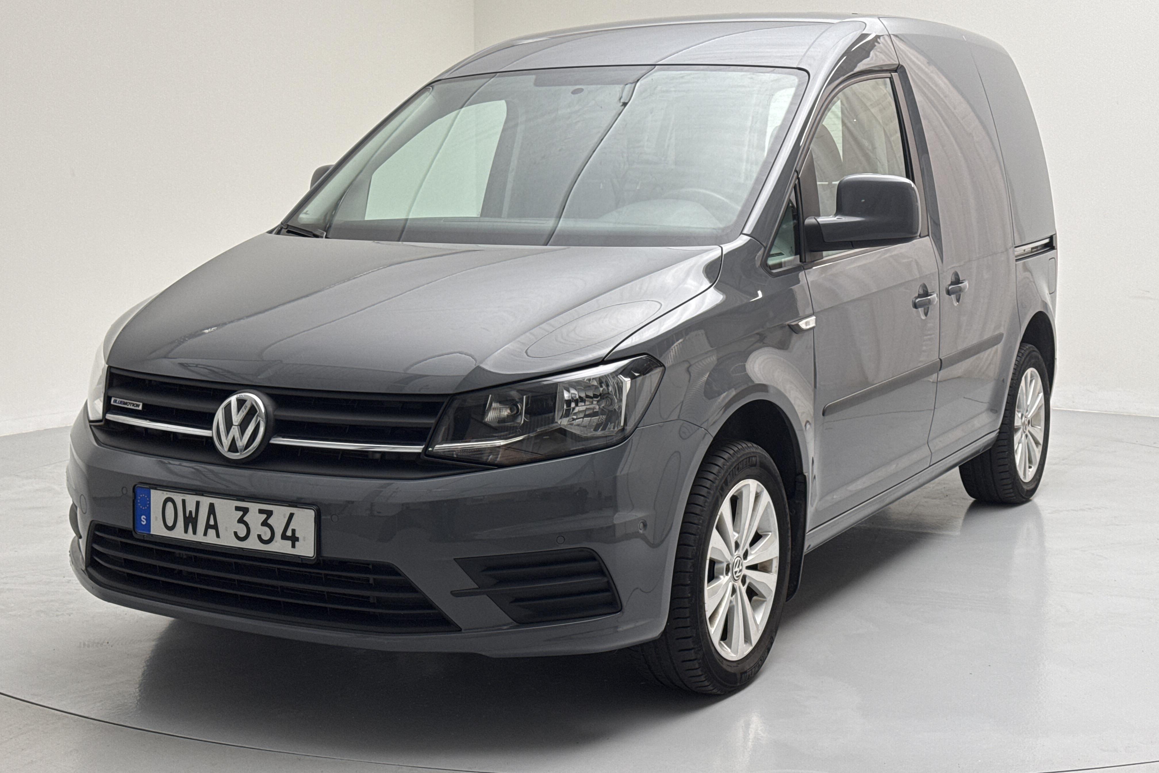 VW Caddy 1.4 TGI Skåp (110hk) - 62 990 km - Käsitsi - Light Grey - 2016