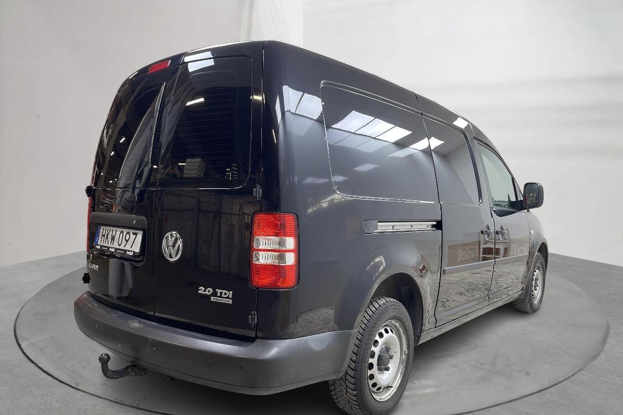 VW Caddy 2.0 TDI Maxi Skåp 4-motion (110hk) - 130 700 km - Manuaalinen - musta - 2014