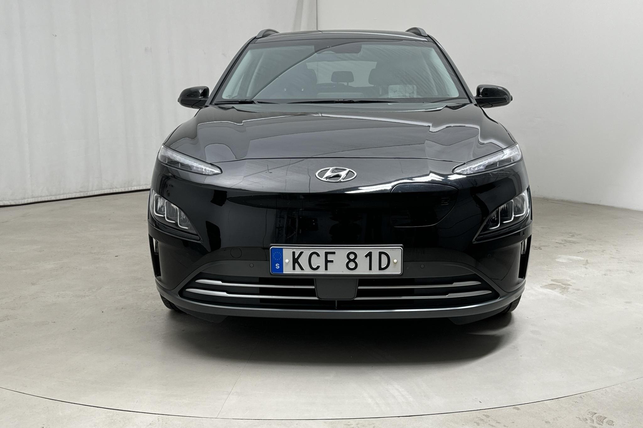 Hyundai Kona Electric 64kWh (204hk) - 49 210 km - Automaattinen - musta - 2021