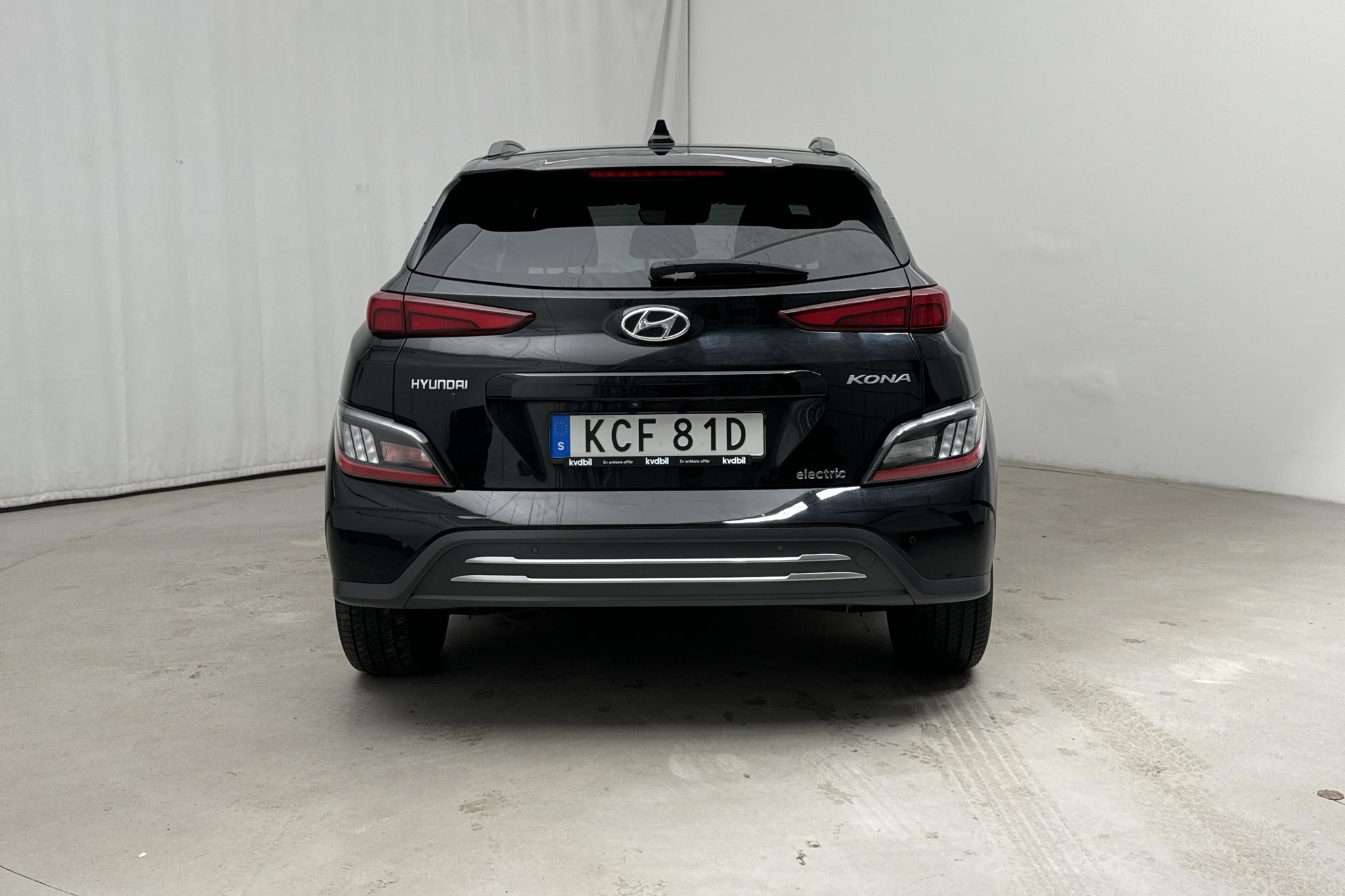 Hyundai Kona Electric 64kWh (204hk) - 49 210 km - Automaattinen - musta - 2021