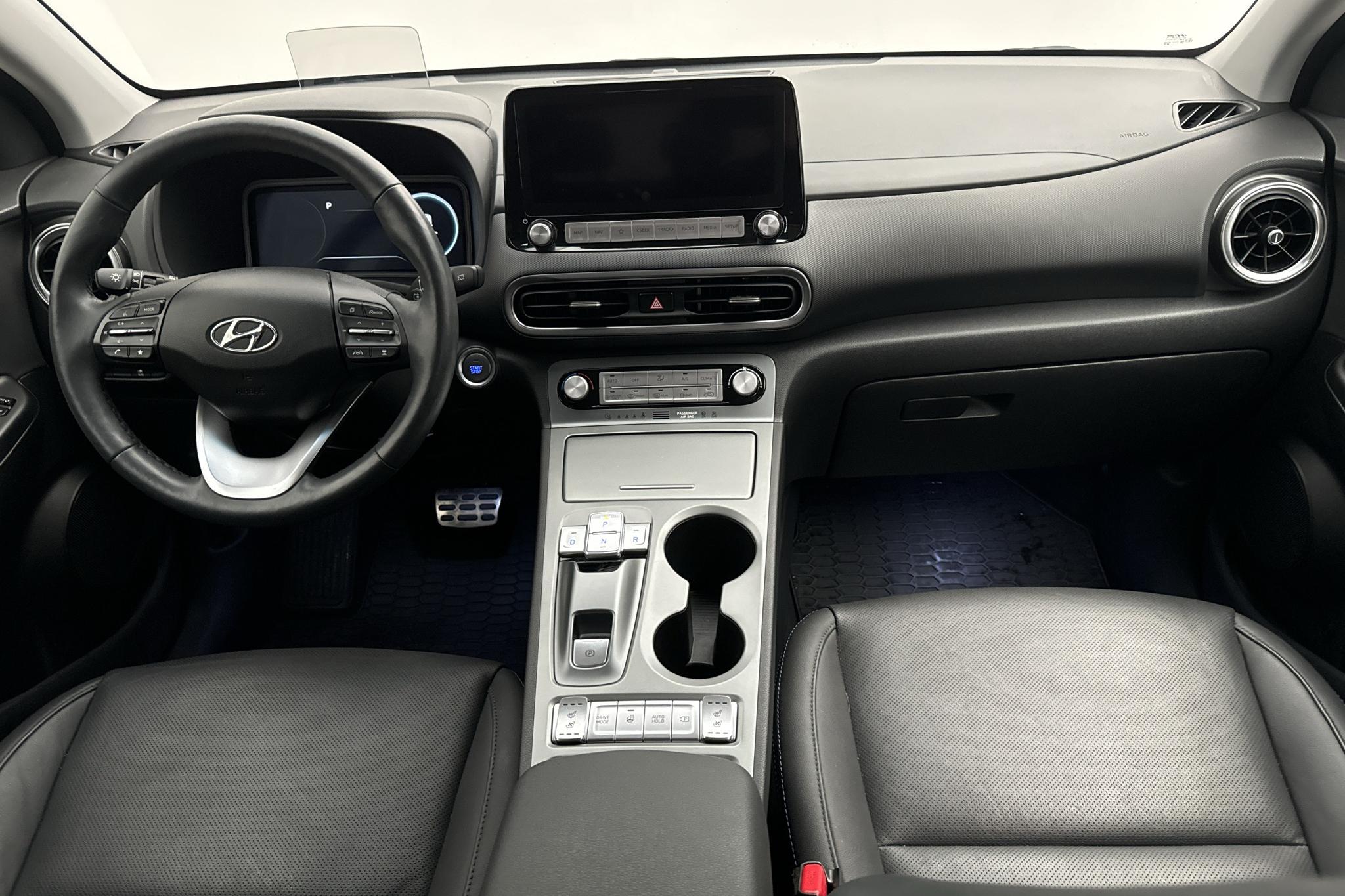 Hyundai Kona Electric 64kWh (204hk) - 49 210 km - Automaattinen - musta - 2021