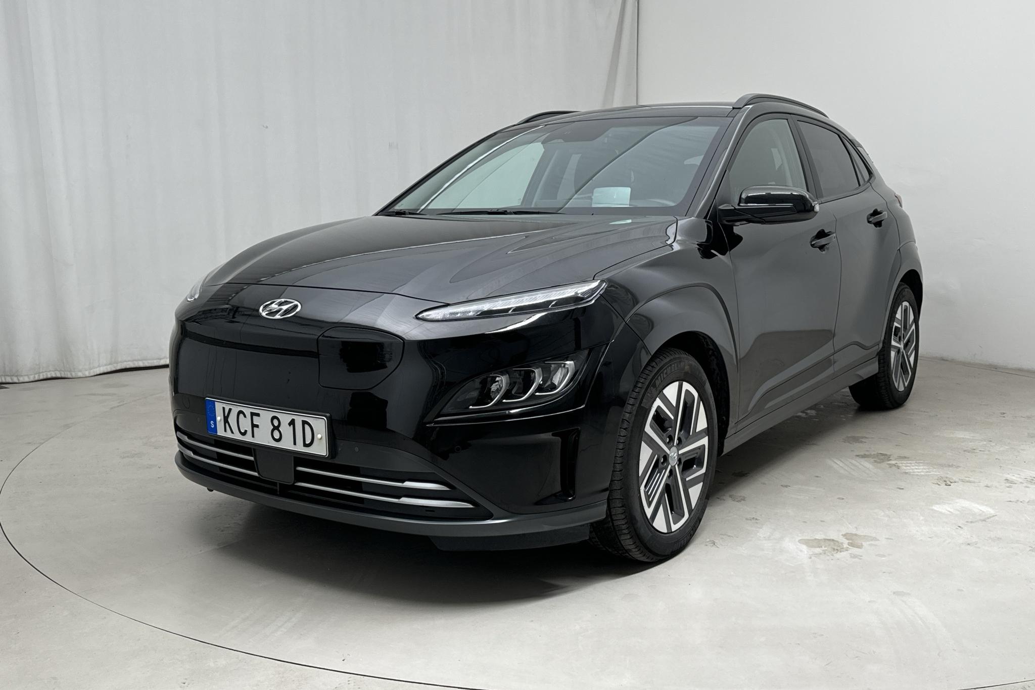 Hyundai Kona Electric 64kWh (204hk) - 49 210 km - Automaattinen - musta - 2021