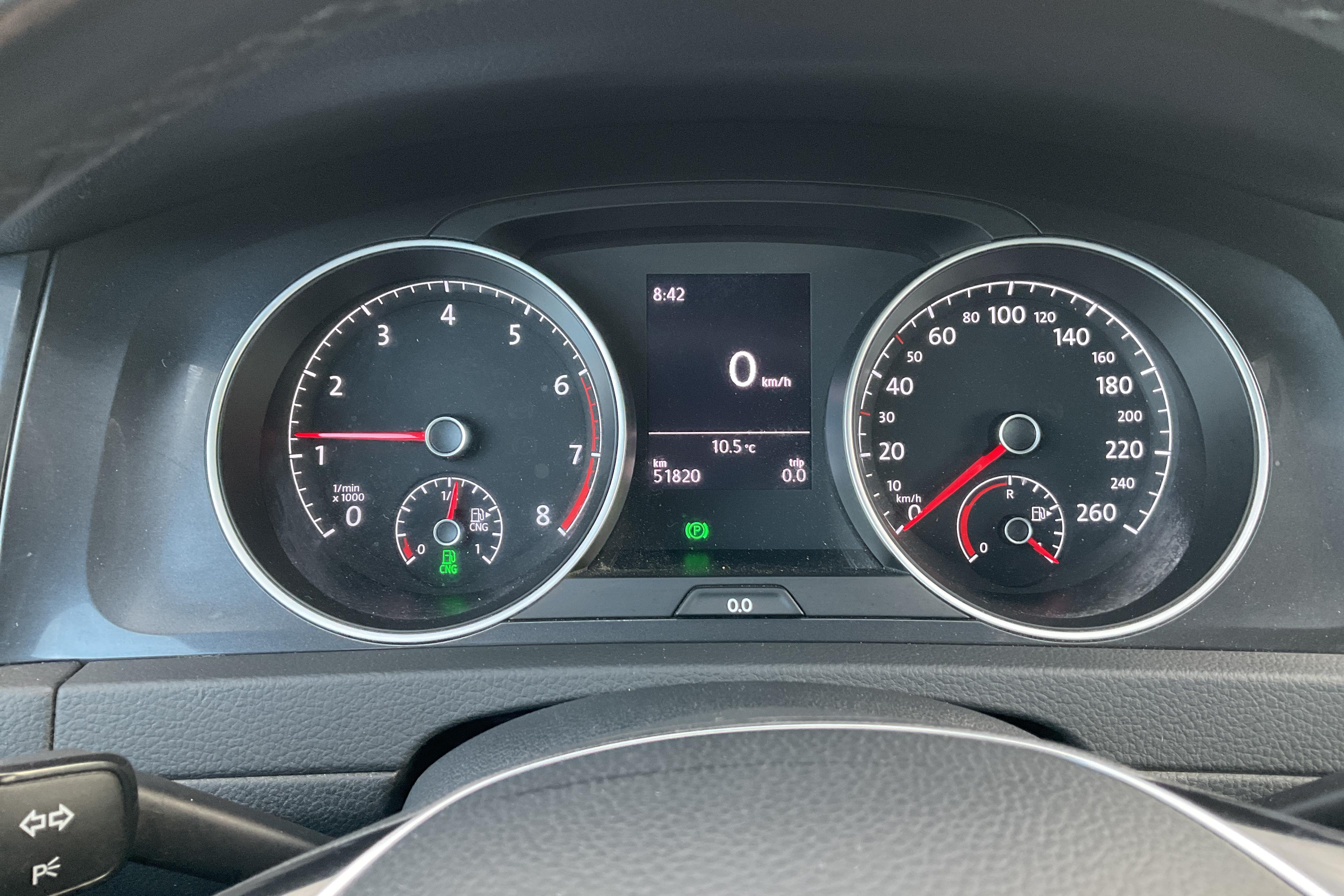 VW Golf VII 1.5 TGI Sportscombi (130hk) - 51 830 km - Käsitsi - valge - 2019