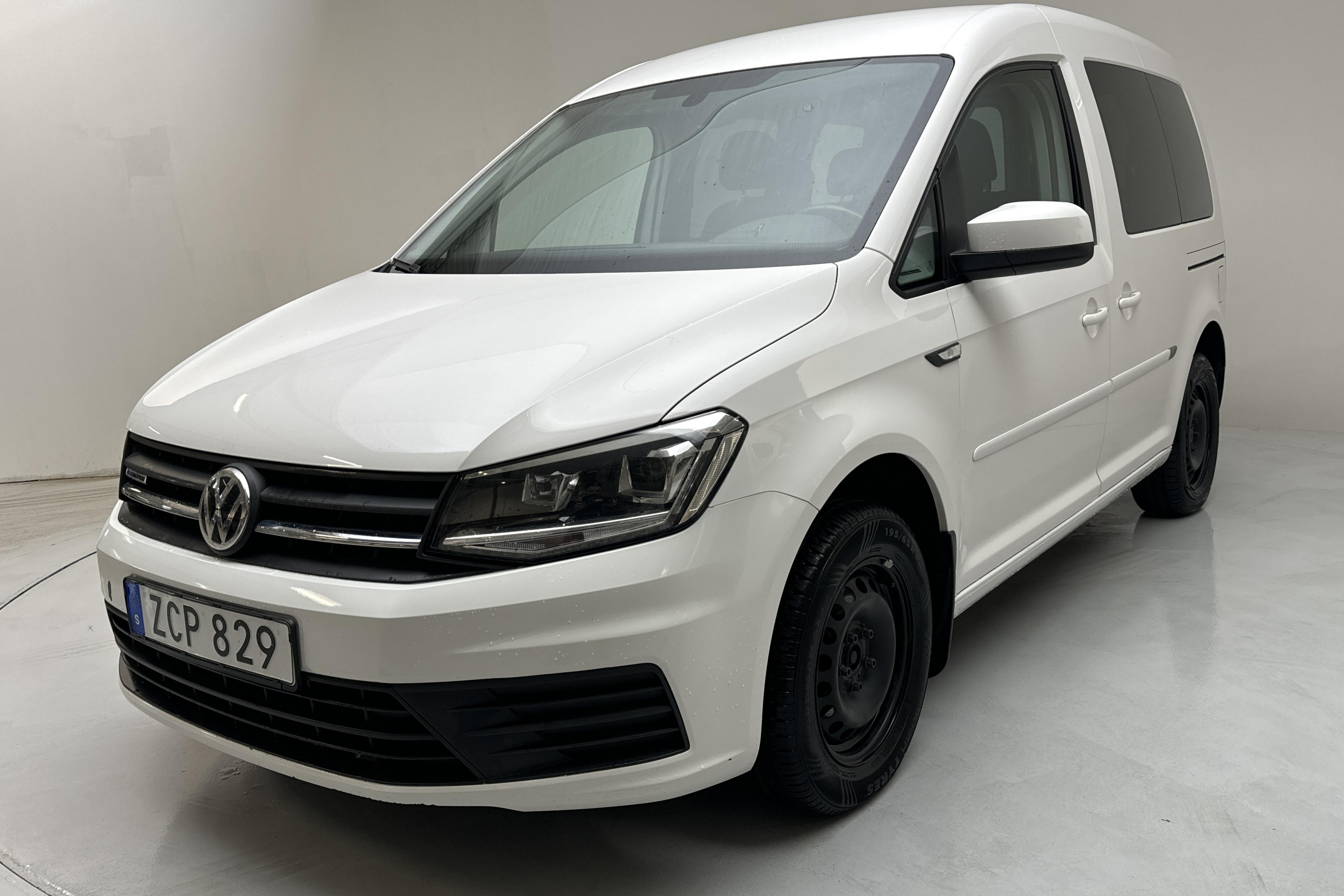 VW Caddy Life 1.4 TGI (110hk) - 158 500 km - Automatic - white - 2018