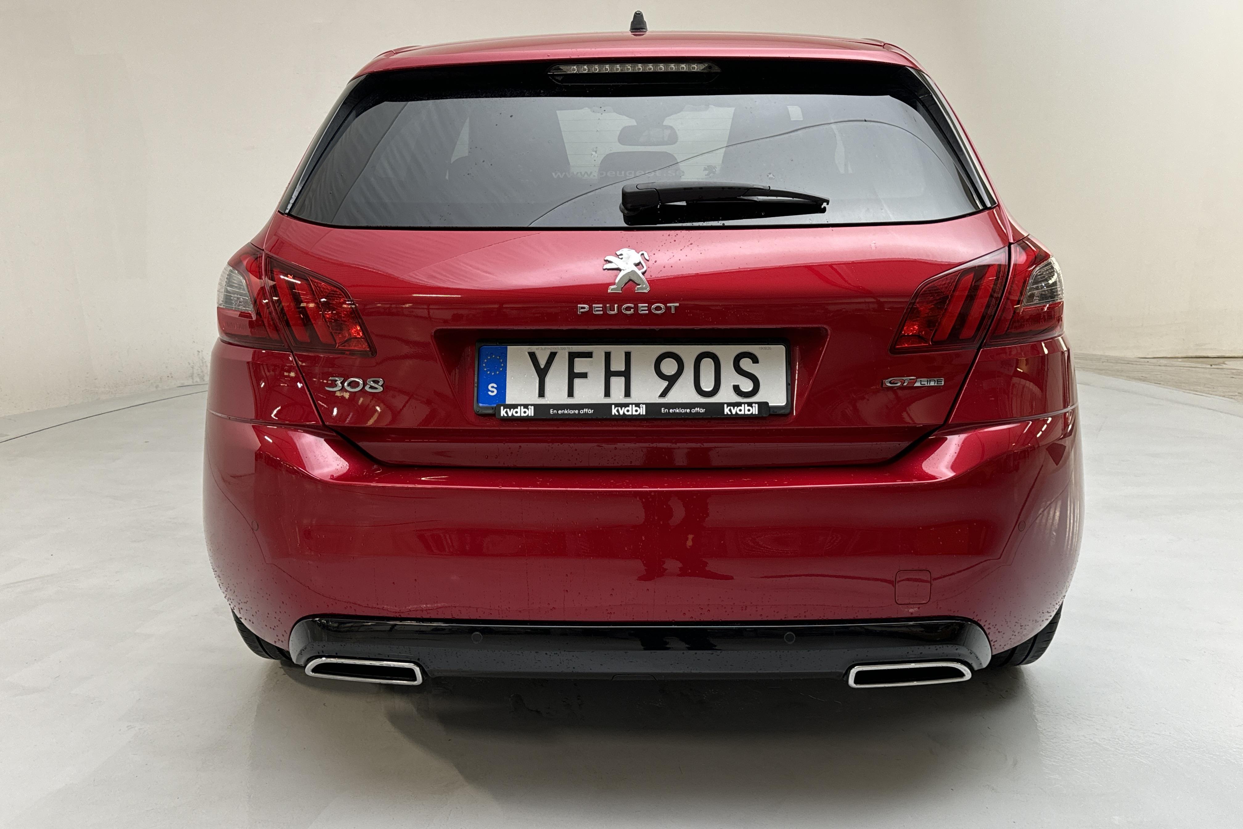 Peugeot 308 BlueHDi 5dr (130hk) - 119 430 km - Automatyczna - czerwony - 2020