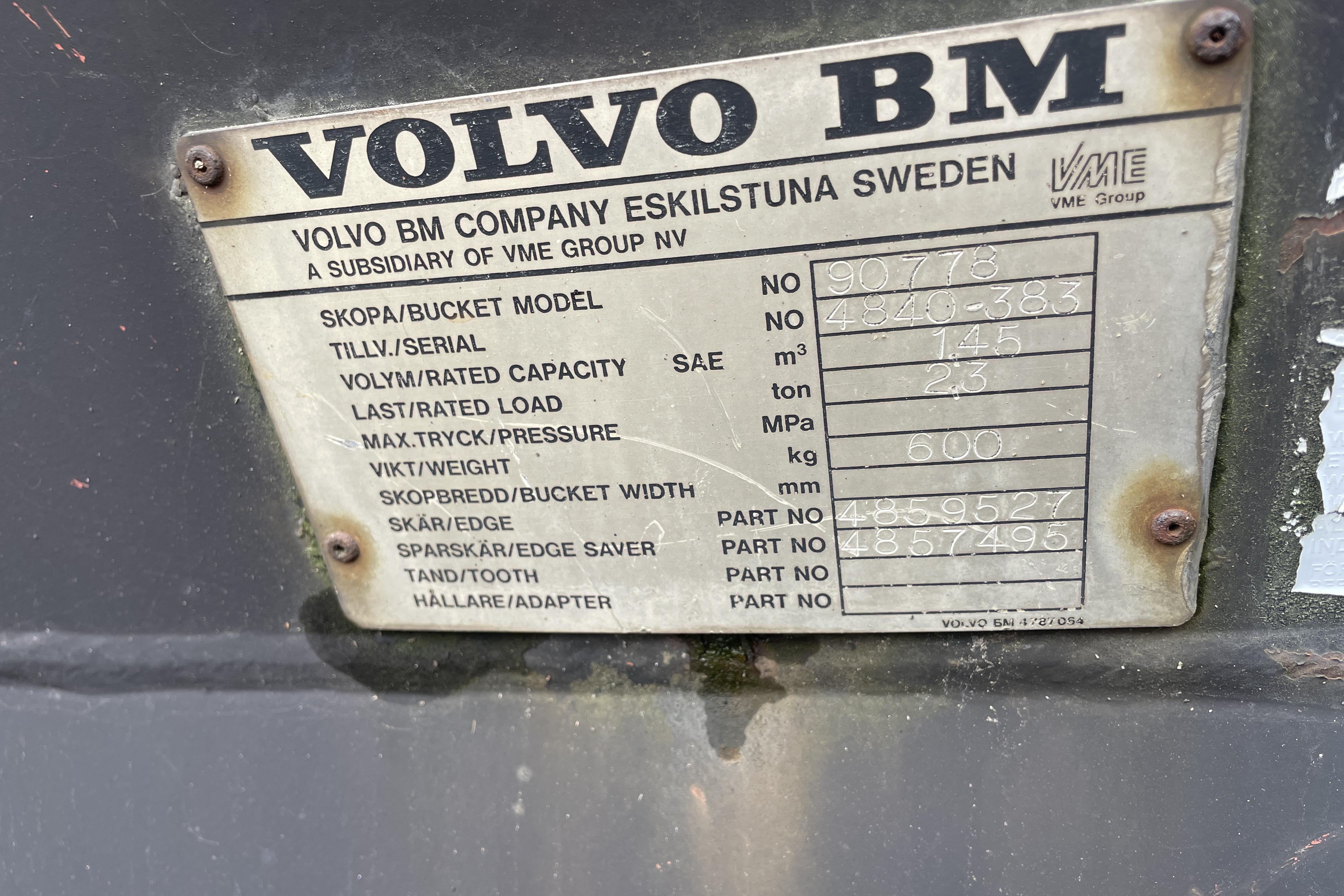 Volvo BM 6300 -  - Automaatne - 1989