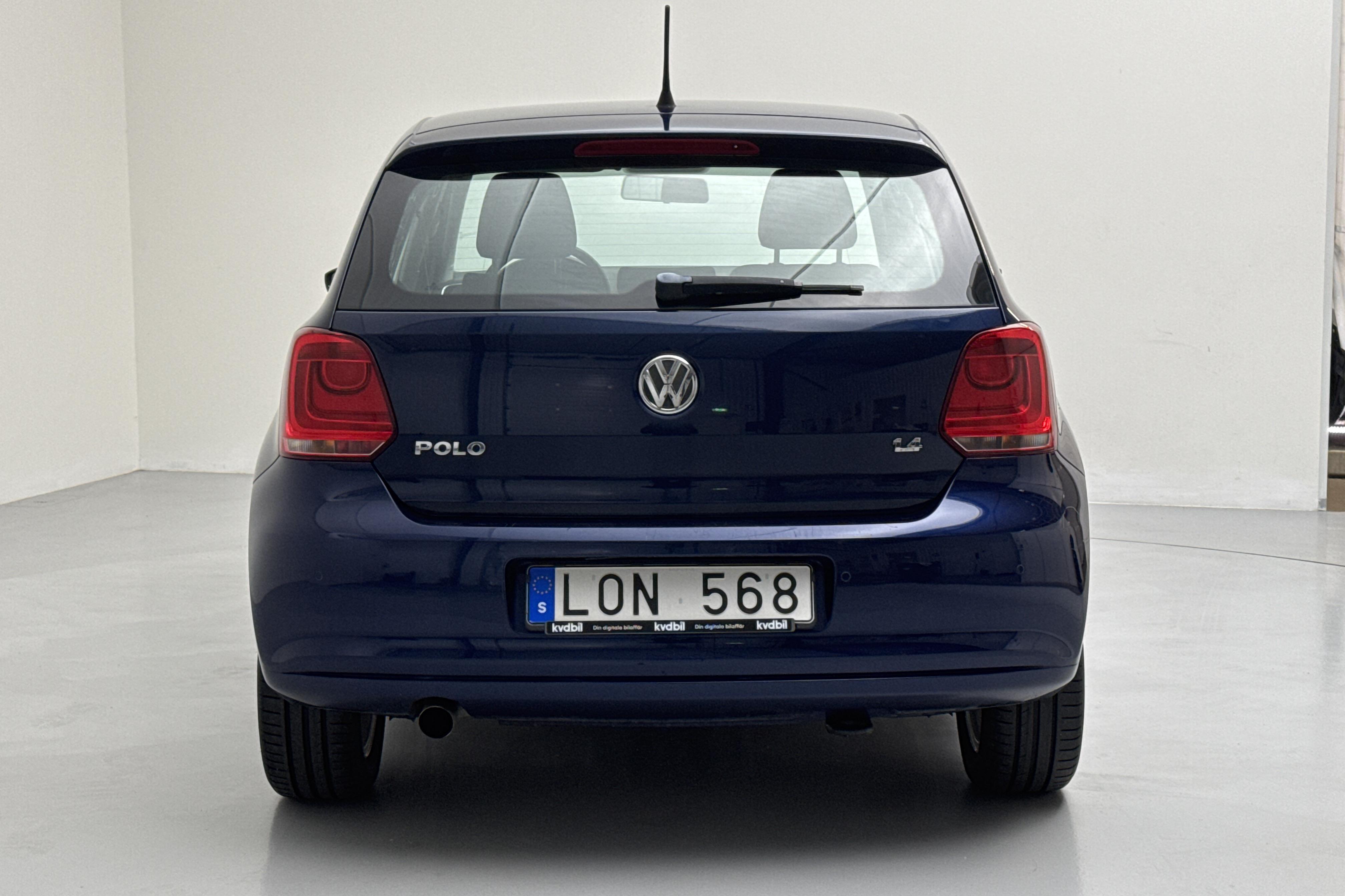 VW Polo 1.4 5dr (85hk) - 92 700 km - Manuaalinen - sininen - 2011