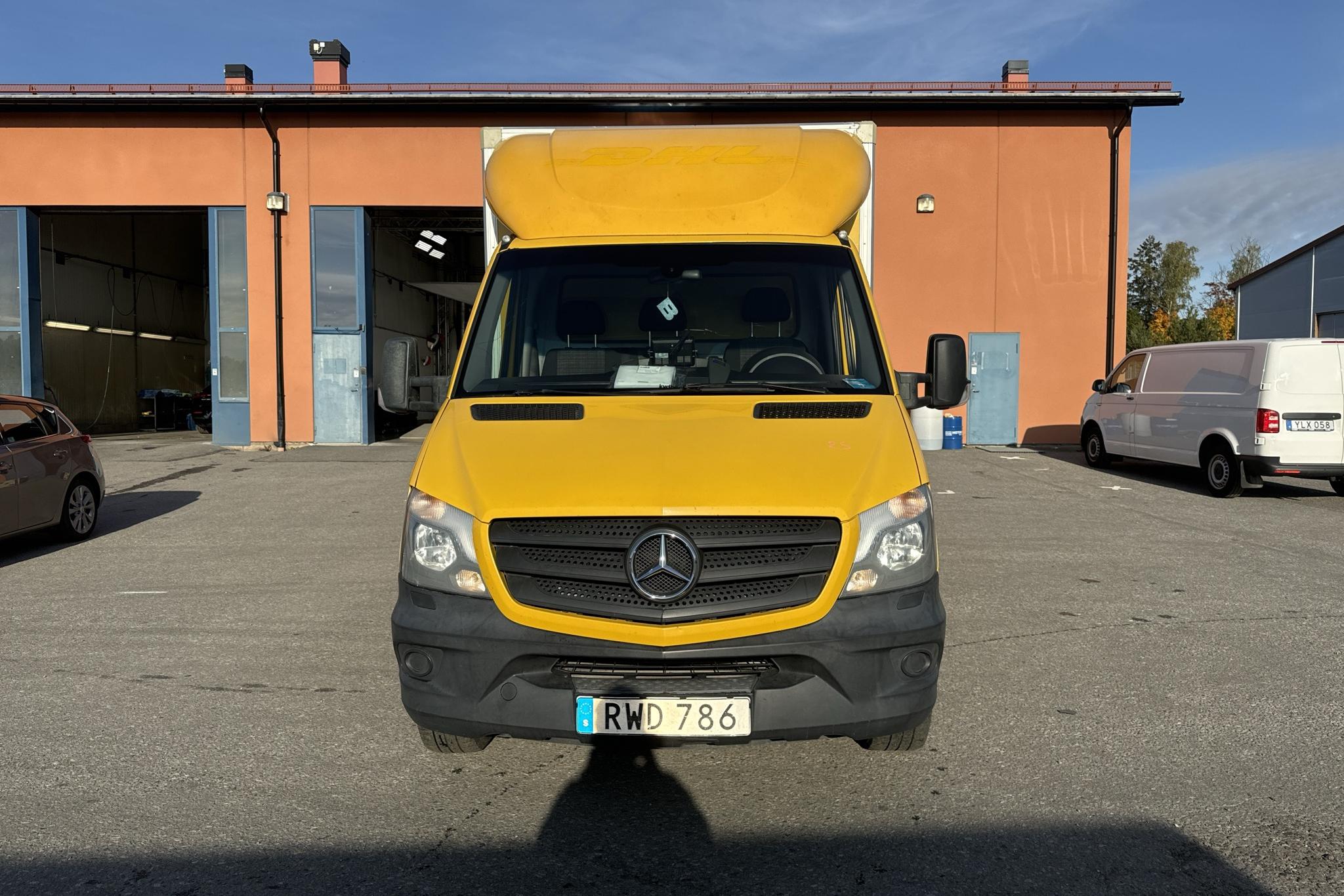 Mercedes Sprinter 316 CDI Pickup/Chassi (163hk) - 22 361 mil - Manuell - gul - 2018