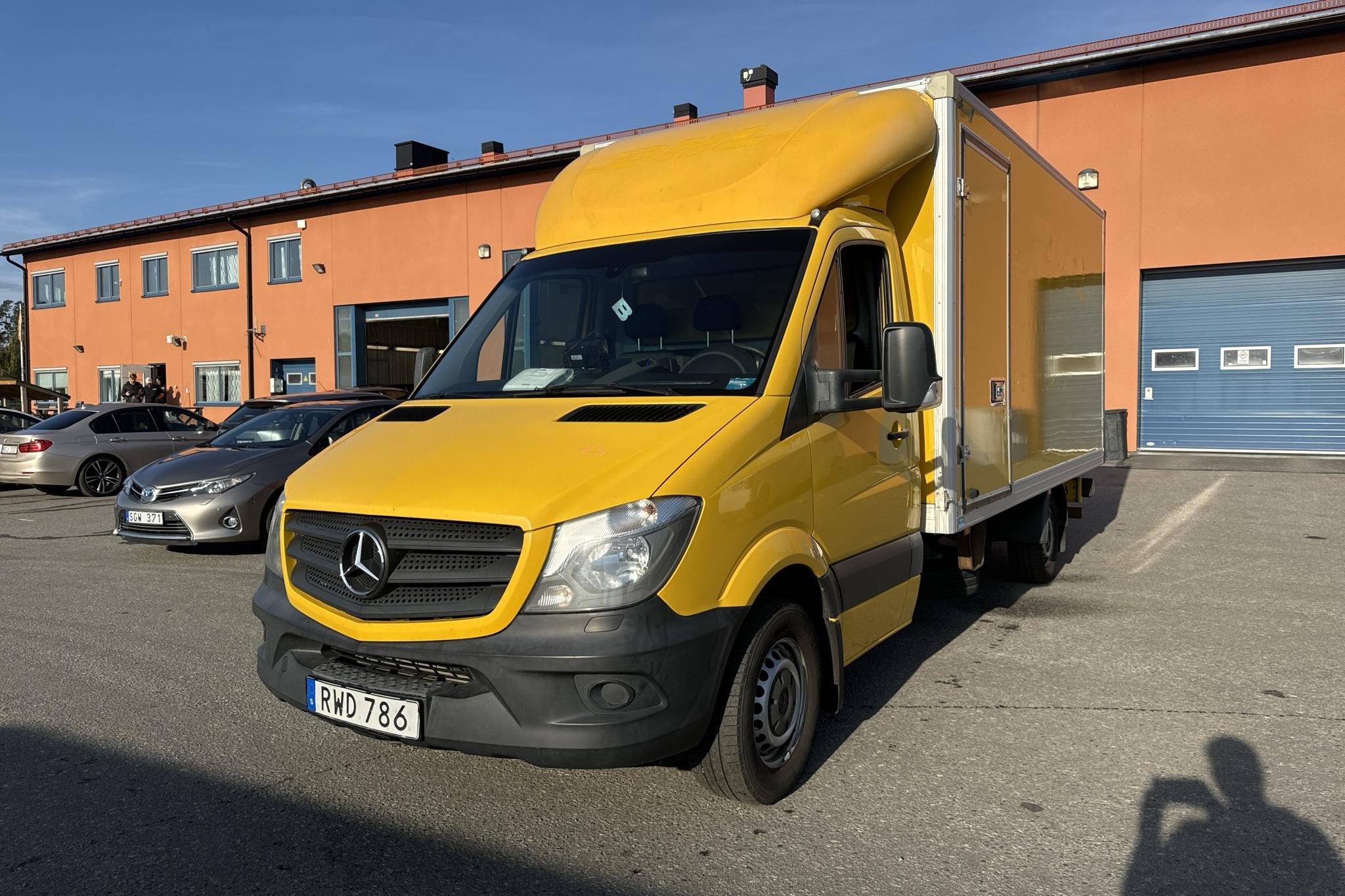 Mercedes Sprinter 316 CDI Pickup/Chassi (163hk) - 223 610 km - Manuaalinen - keltainen - 2018