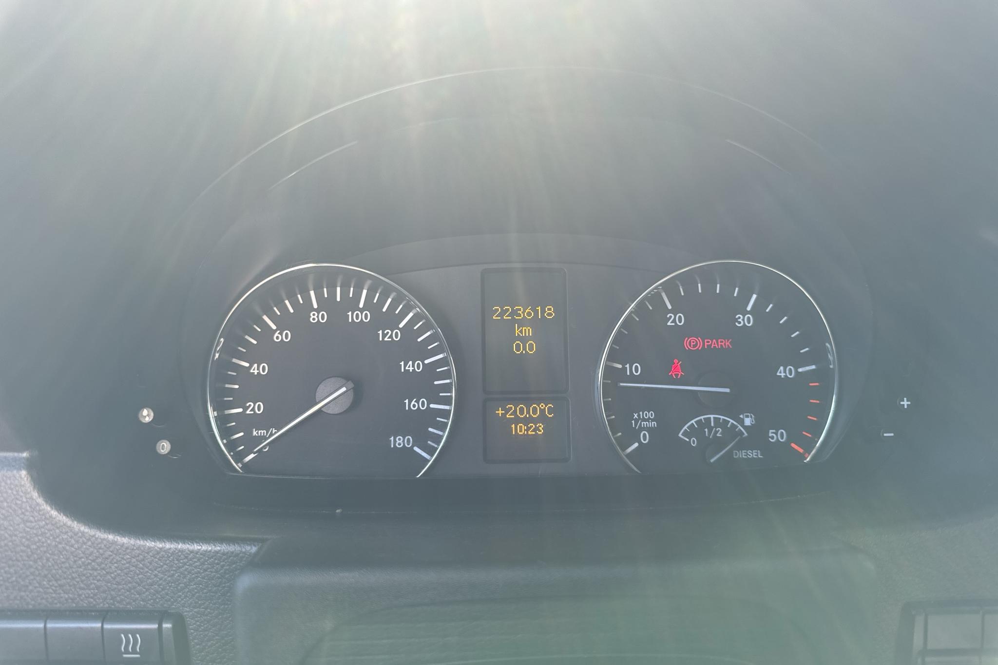 Mercedes Sprinter 316 CDI Pickup/Chassi (163hk) - 223 610 km - Manualna - żółty - 2018