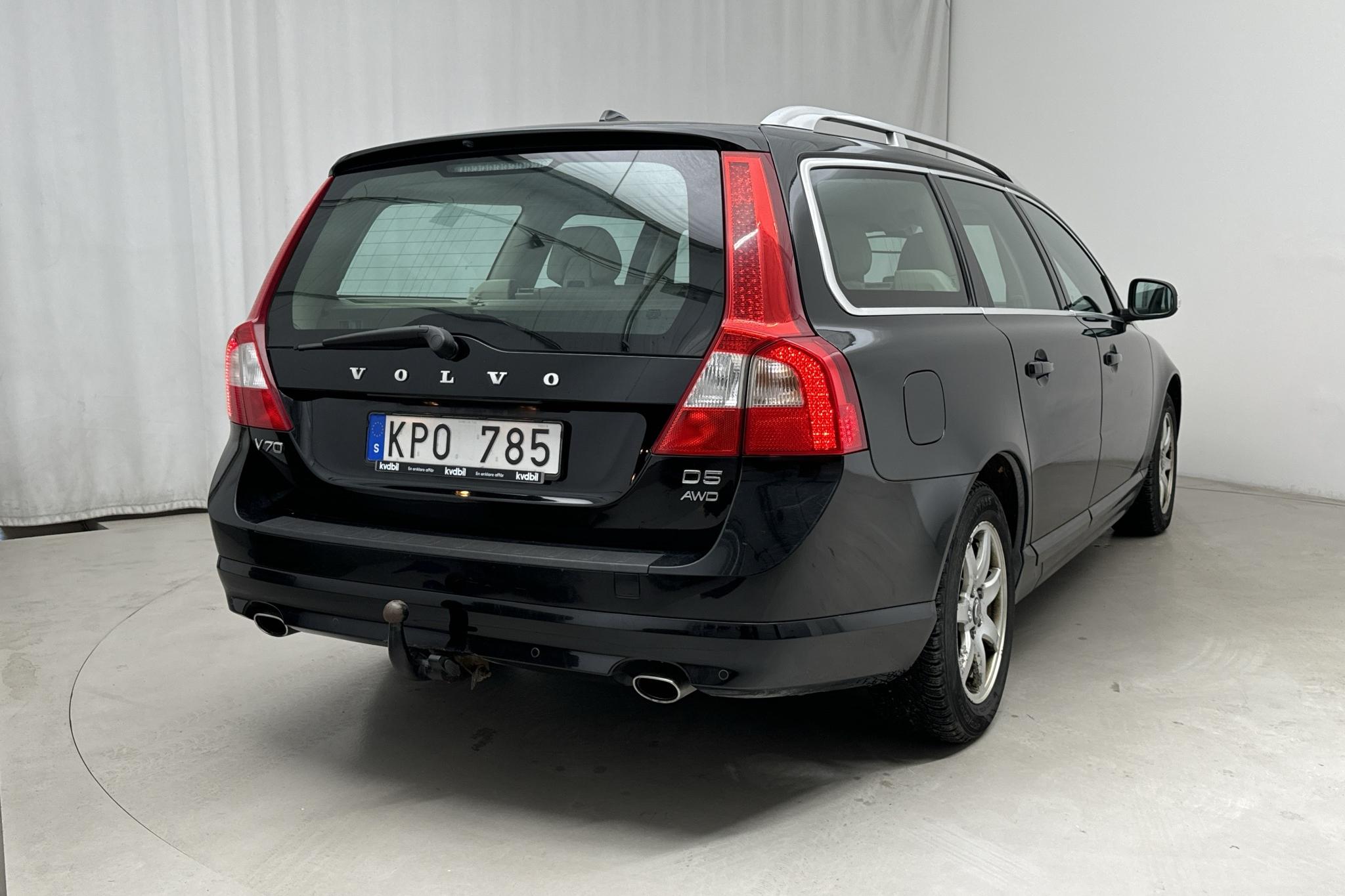 Volvo V70 II D5 AWD (205hk) - 171 320 km - Automatyczna - czarny - 2011