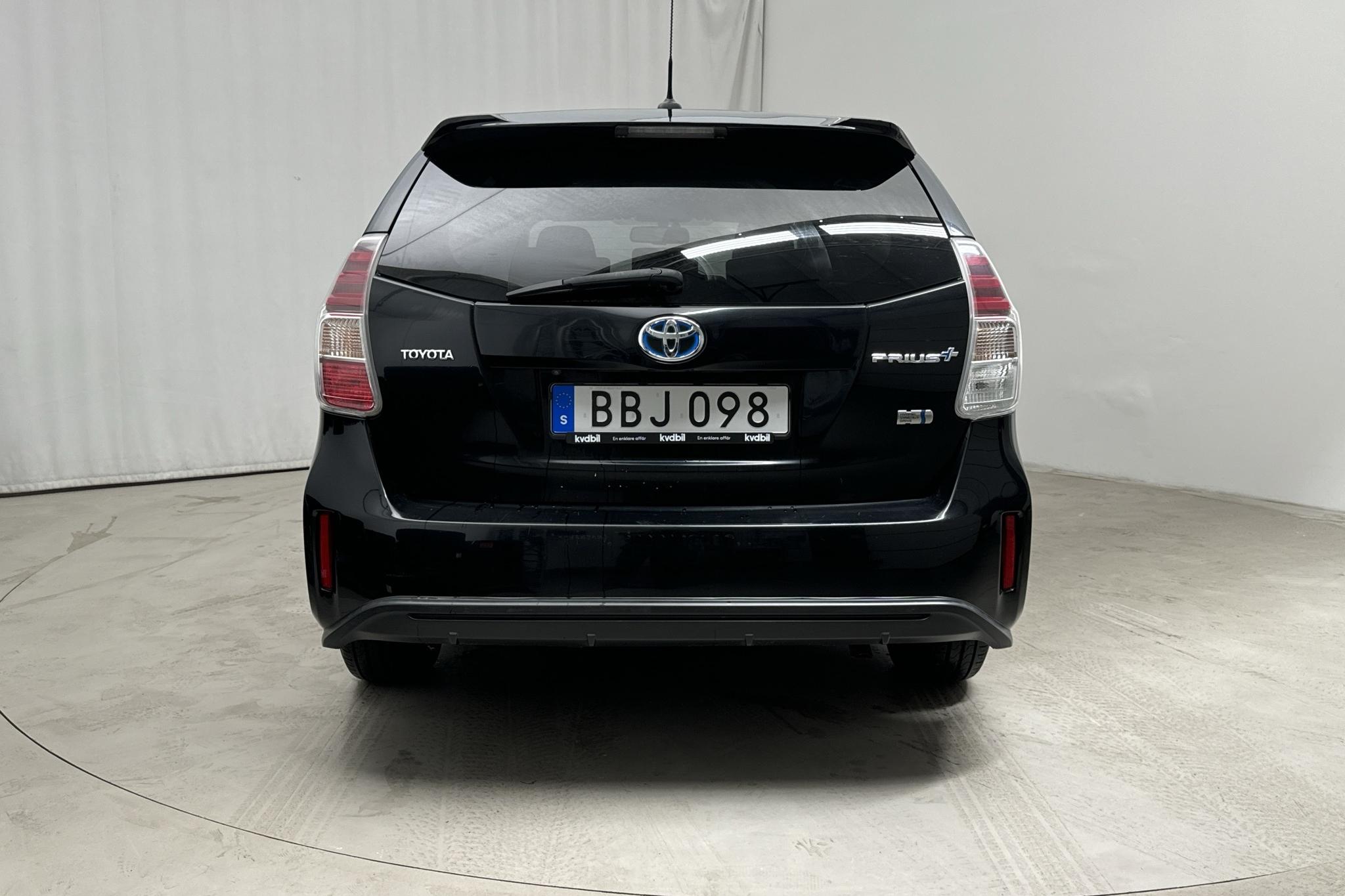 Toyota Prius+ 1.8 Hybrid (99hk) - 128 030 km - Automaatne - must - 2017