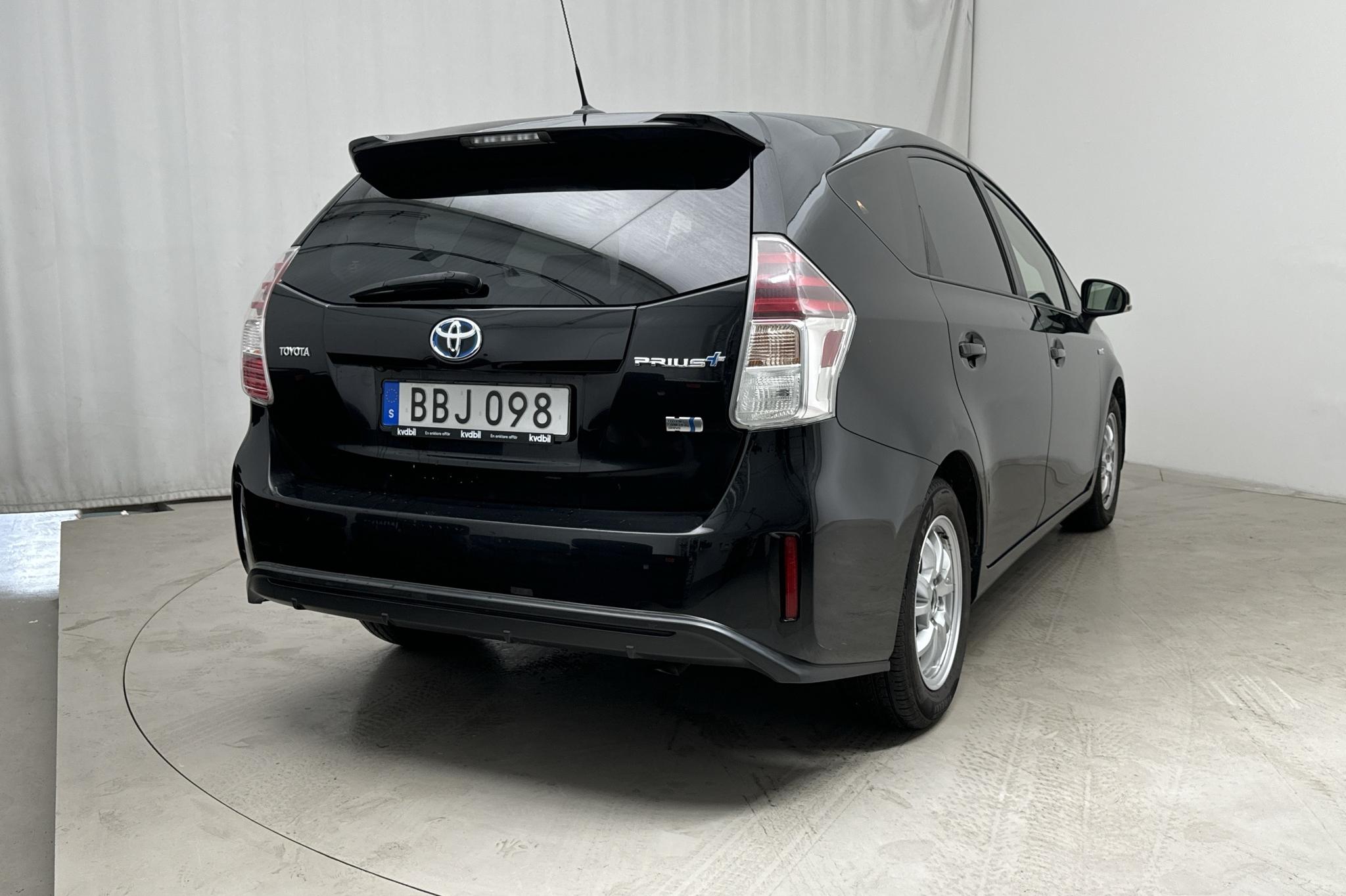 Toyota Prius+ 1.8 Hybrid (99hk) - 128 030 km - Automaattinen - musta - 2017