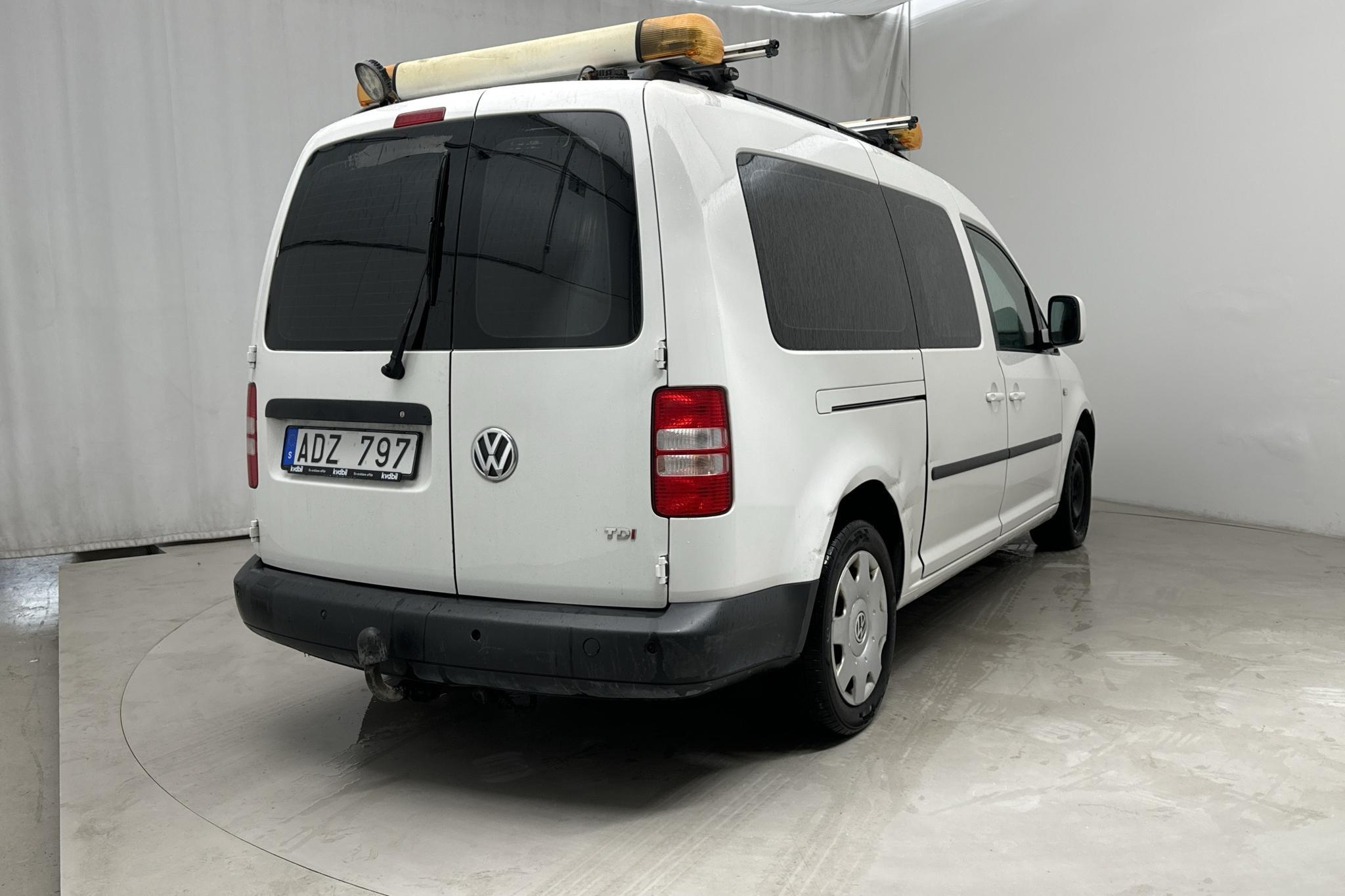 VW Caddy Life Maxi 1.6 TDI (102hk) - 256 600 km - Manual - white - 2013