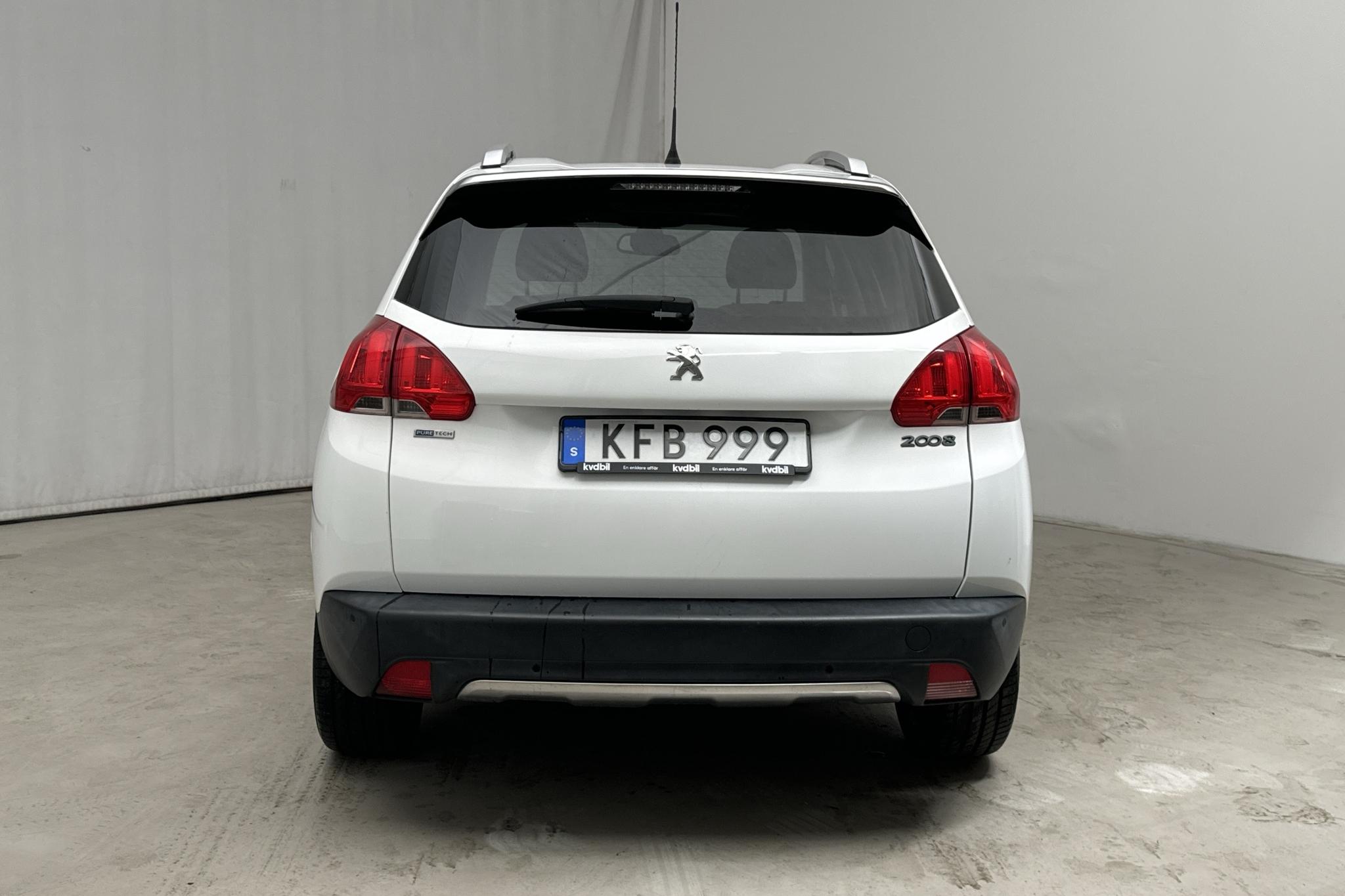 Peugeot 2008 1.2 VTi (82hk) - 144 820 km - Automatyczna - biały - 2016